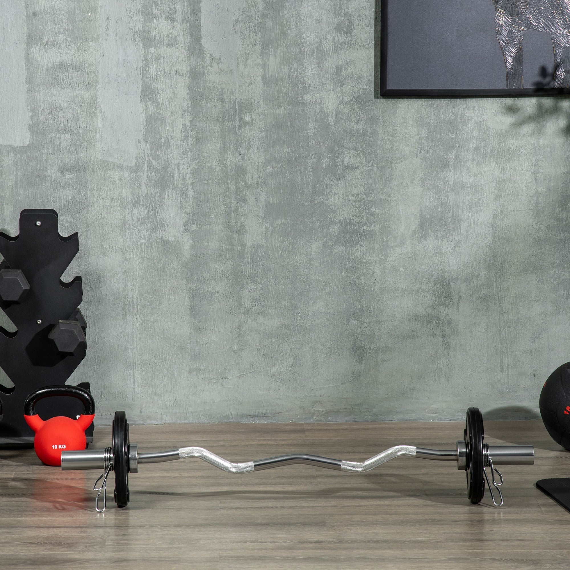 Weight Plates Tri-Grip 2x10KG Olympic, Rubberized