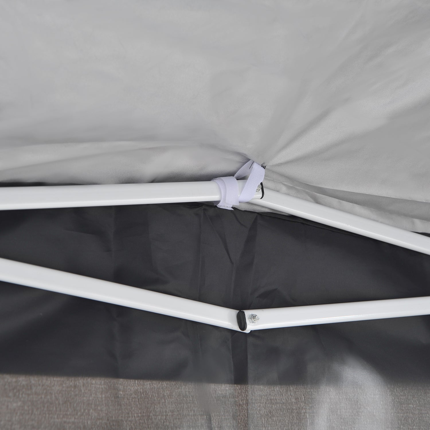 Garden Pop Up Gazebo 2 x 2 m, Water Resistant Awning Canopy with Sidewalls, Windows, Carry Bag, Black