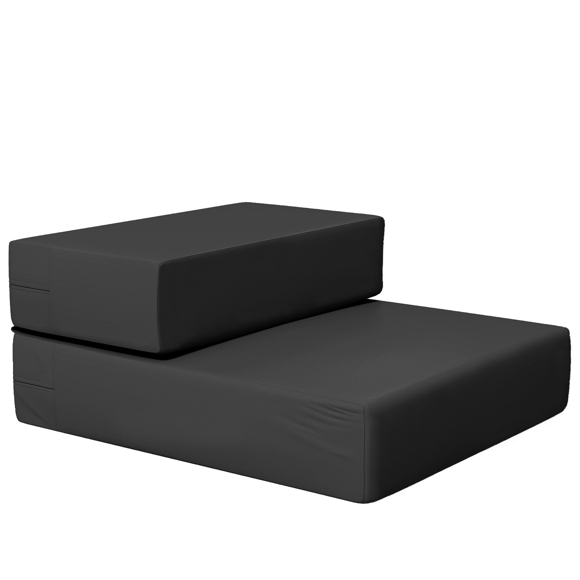 Foldable Pet Stairs 2 Steps, Cats and Dogs, Black