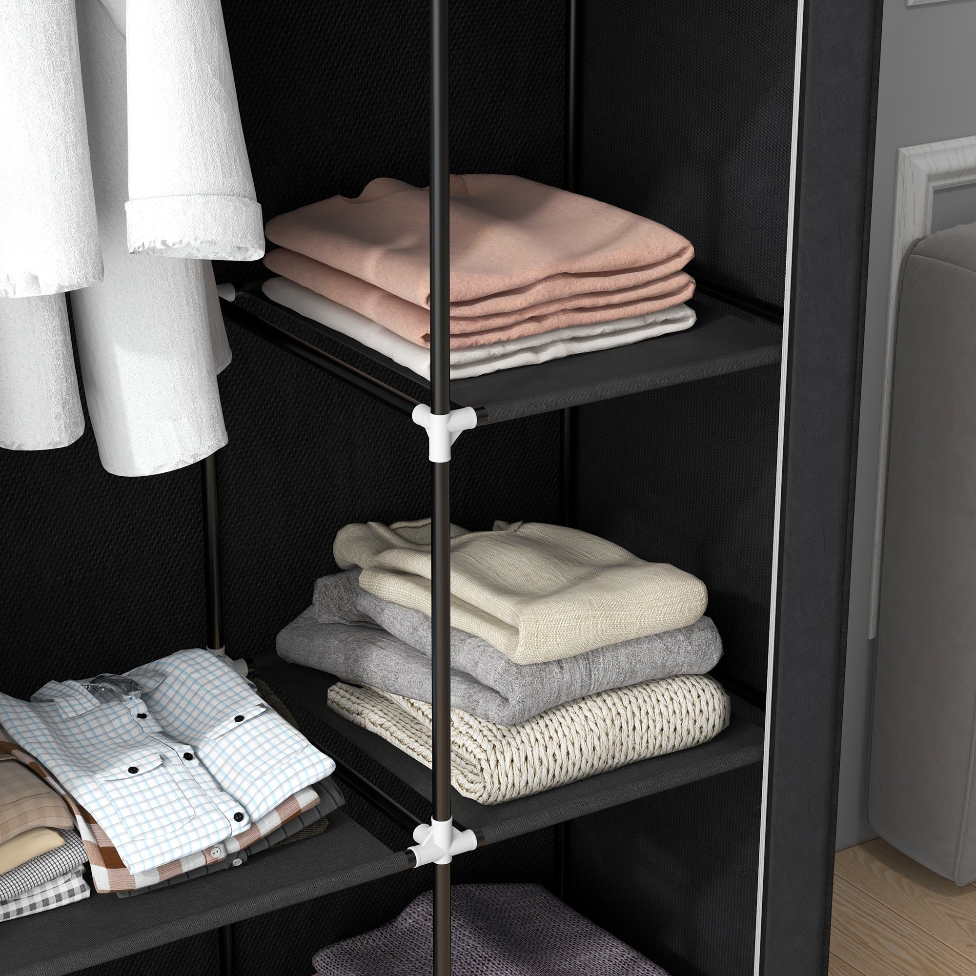 Single pink bed with storage