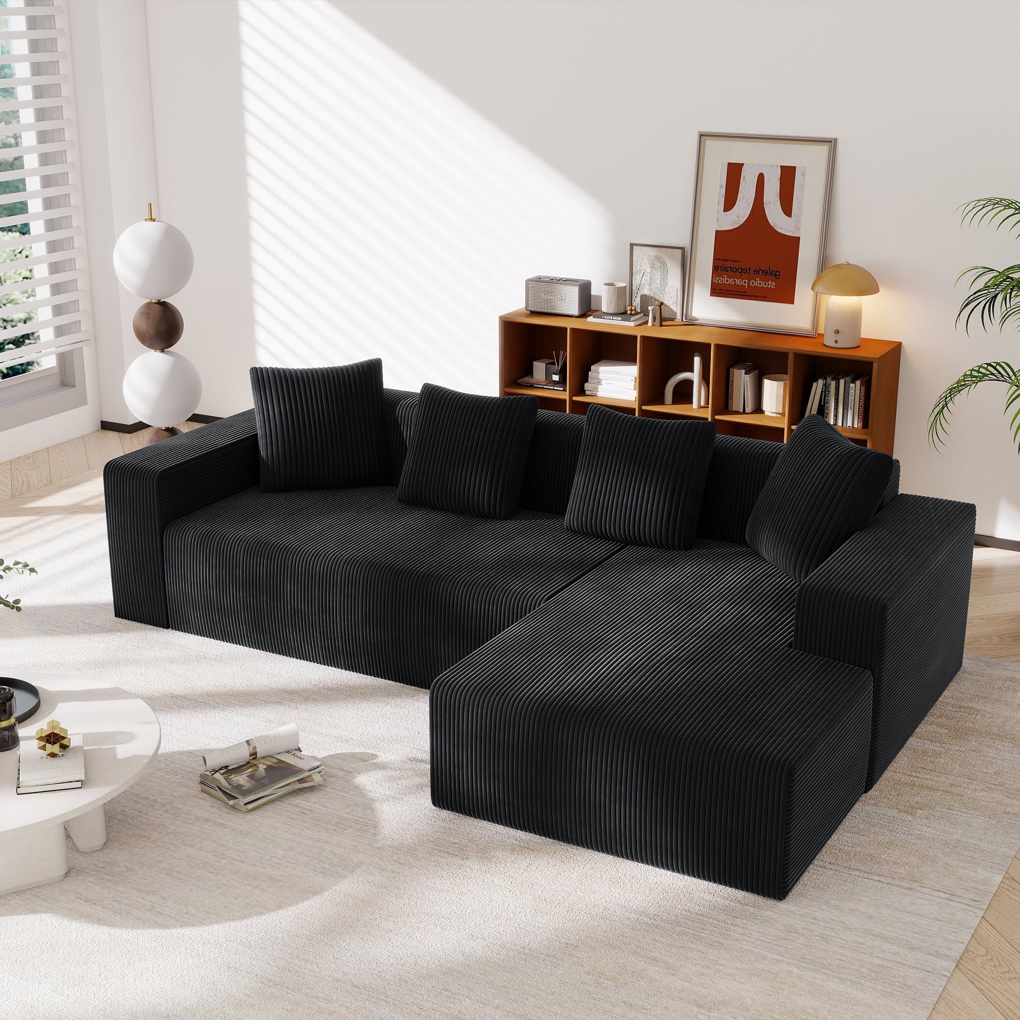 Cloud Modular Sofa L-Chaise Deep Seat - Upholstered