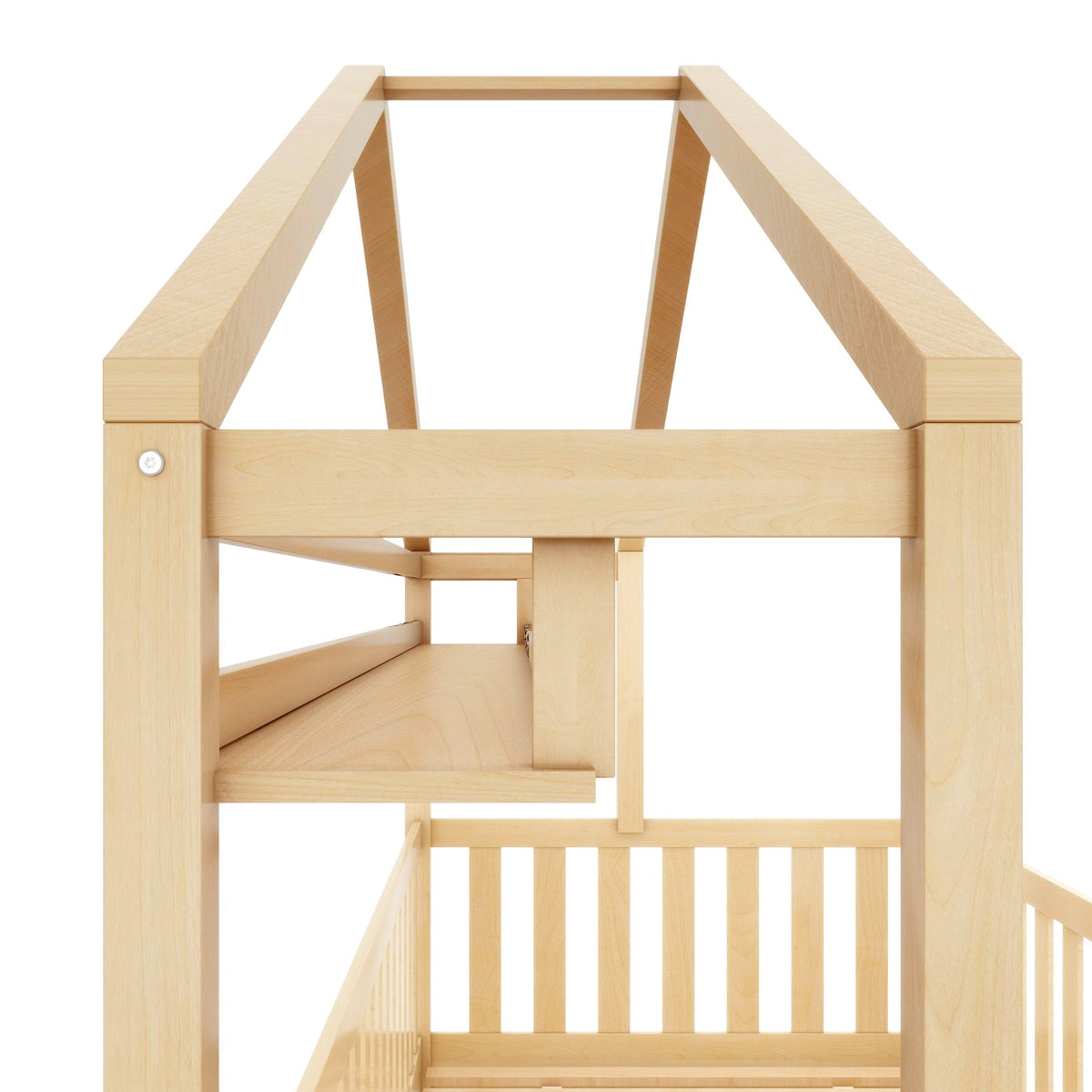 Children's House Wood Natural Bed 90x200cm