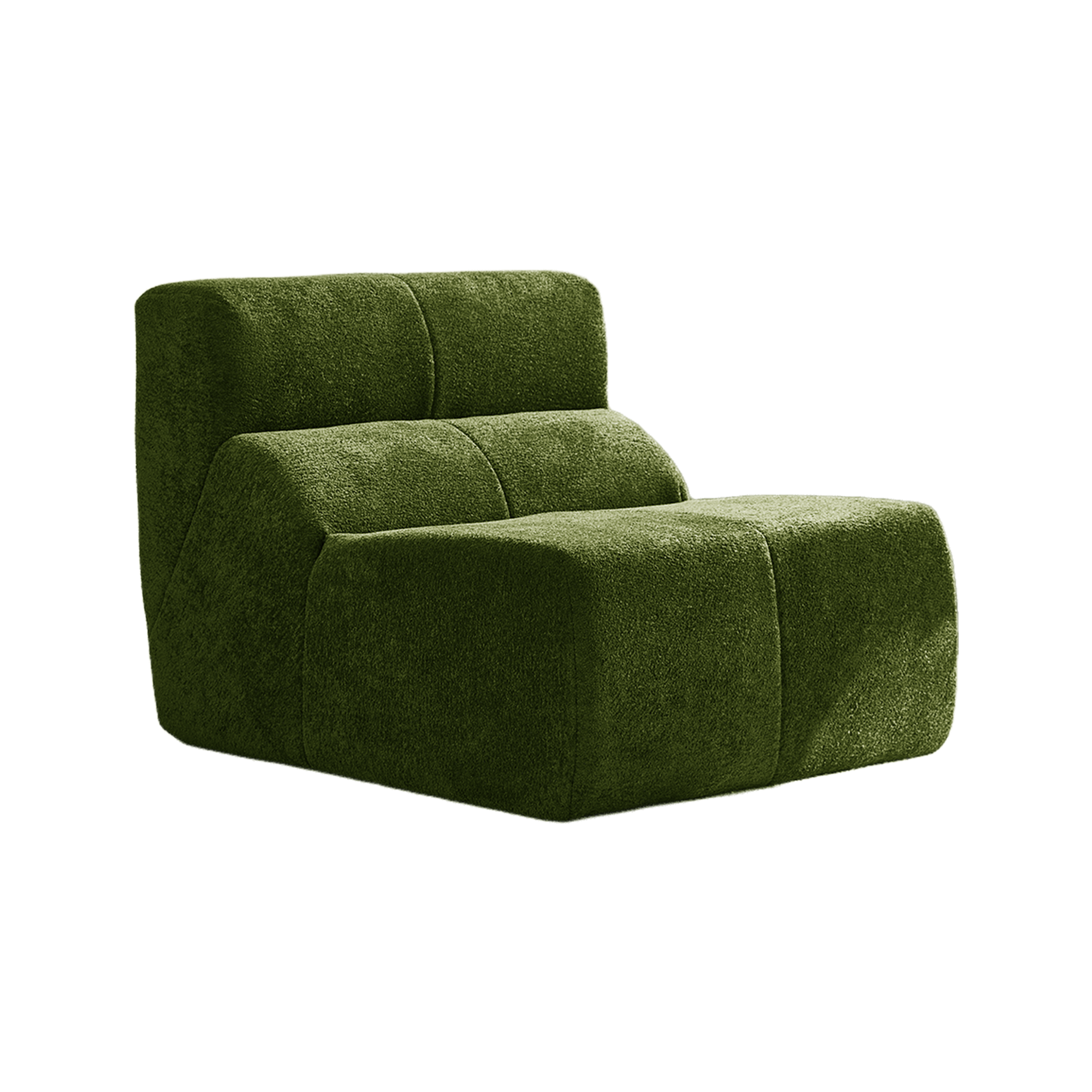 Single Sofa Chair Cloud-Soft Raindrop - Velvet