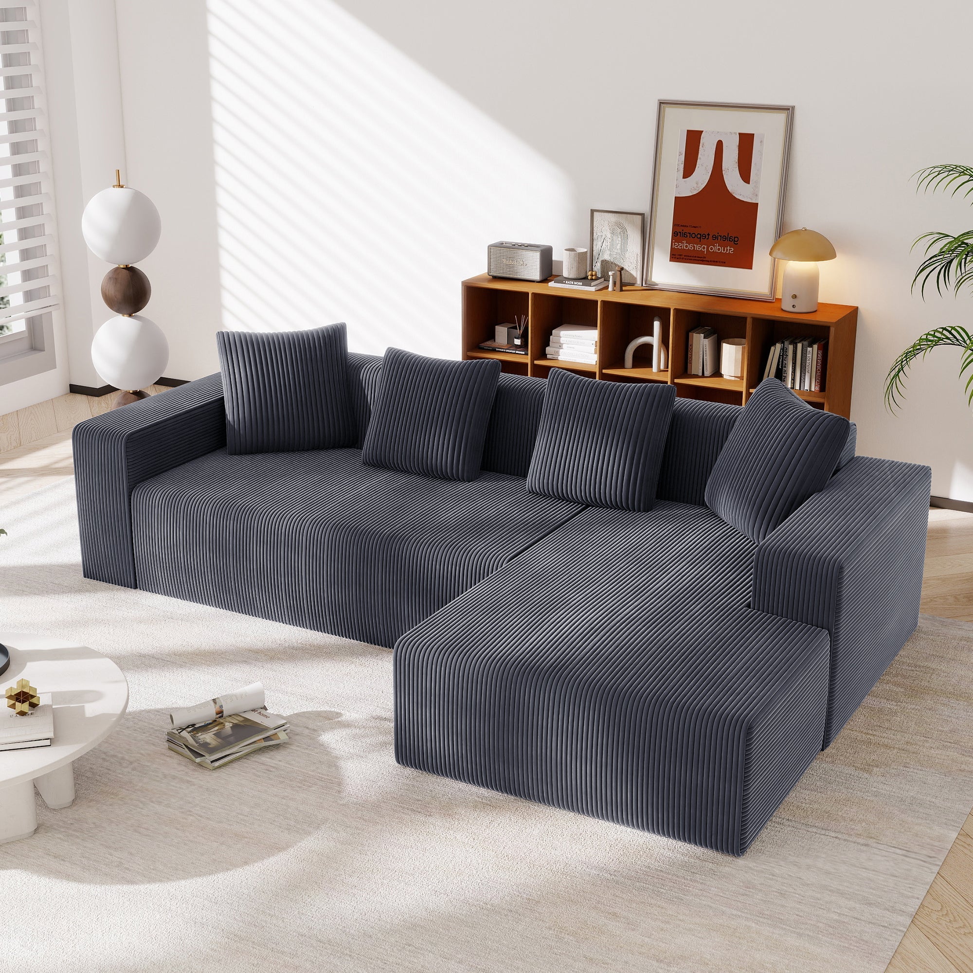 Cloud Modular Sofa L-Shape Deep Seat - Upholstered