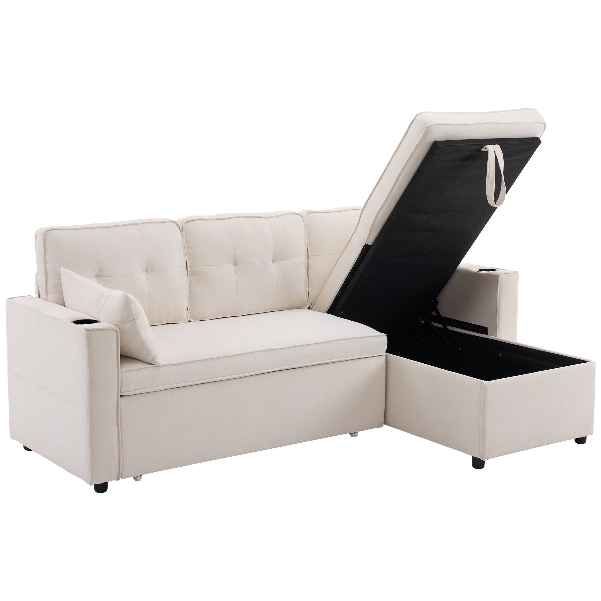 Chaise Longue Sofa, Beige