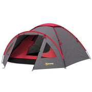 camping tent 3 person lightweight waterproof UV 50+ dome