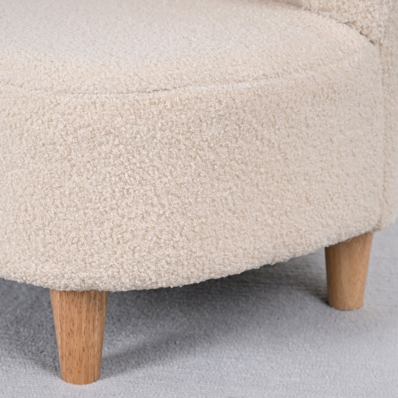 Kindersessel, Bärenohren, Schaumstoff, Beige