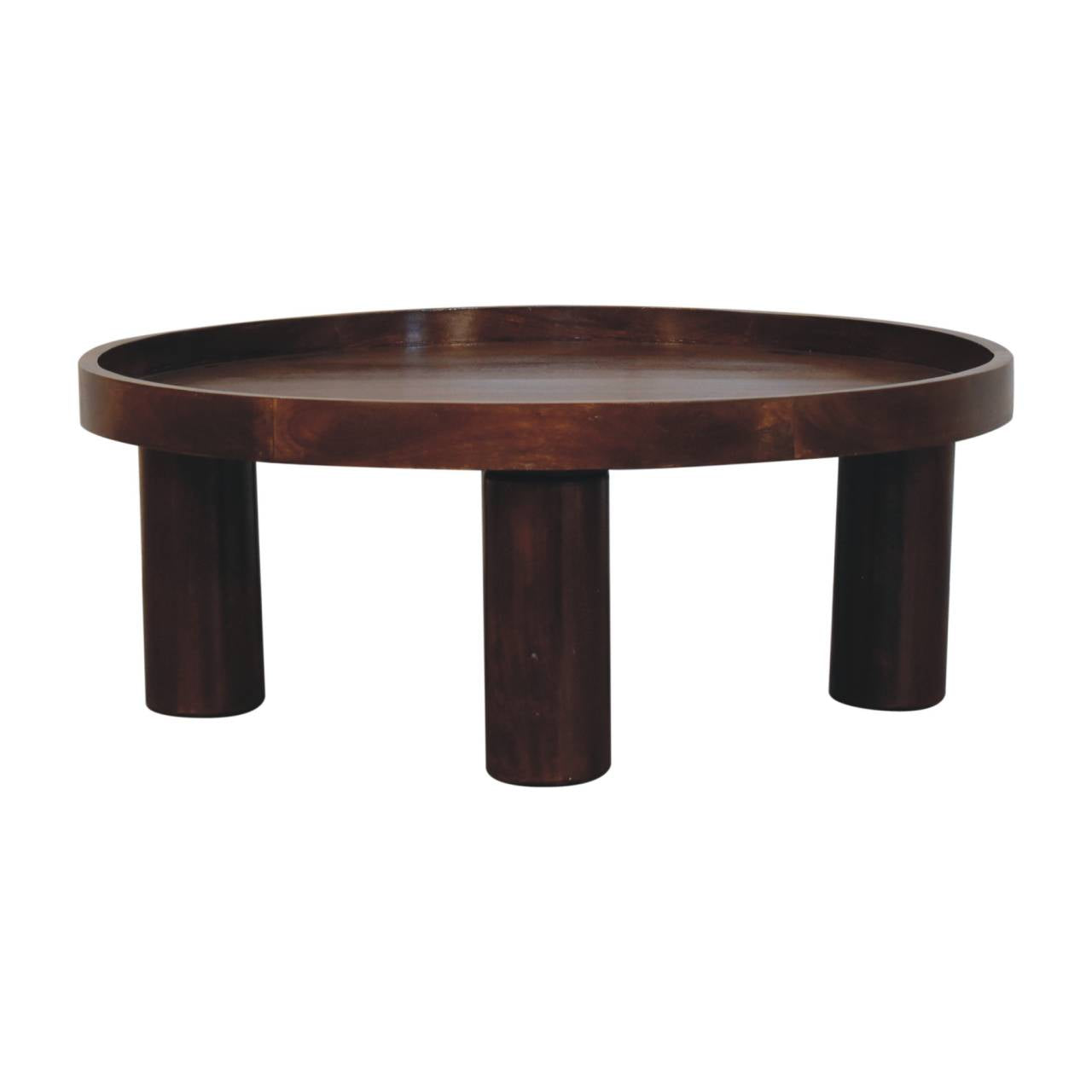Crescent Coffee Table Solid Mango Wood