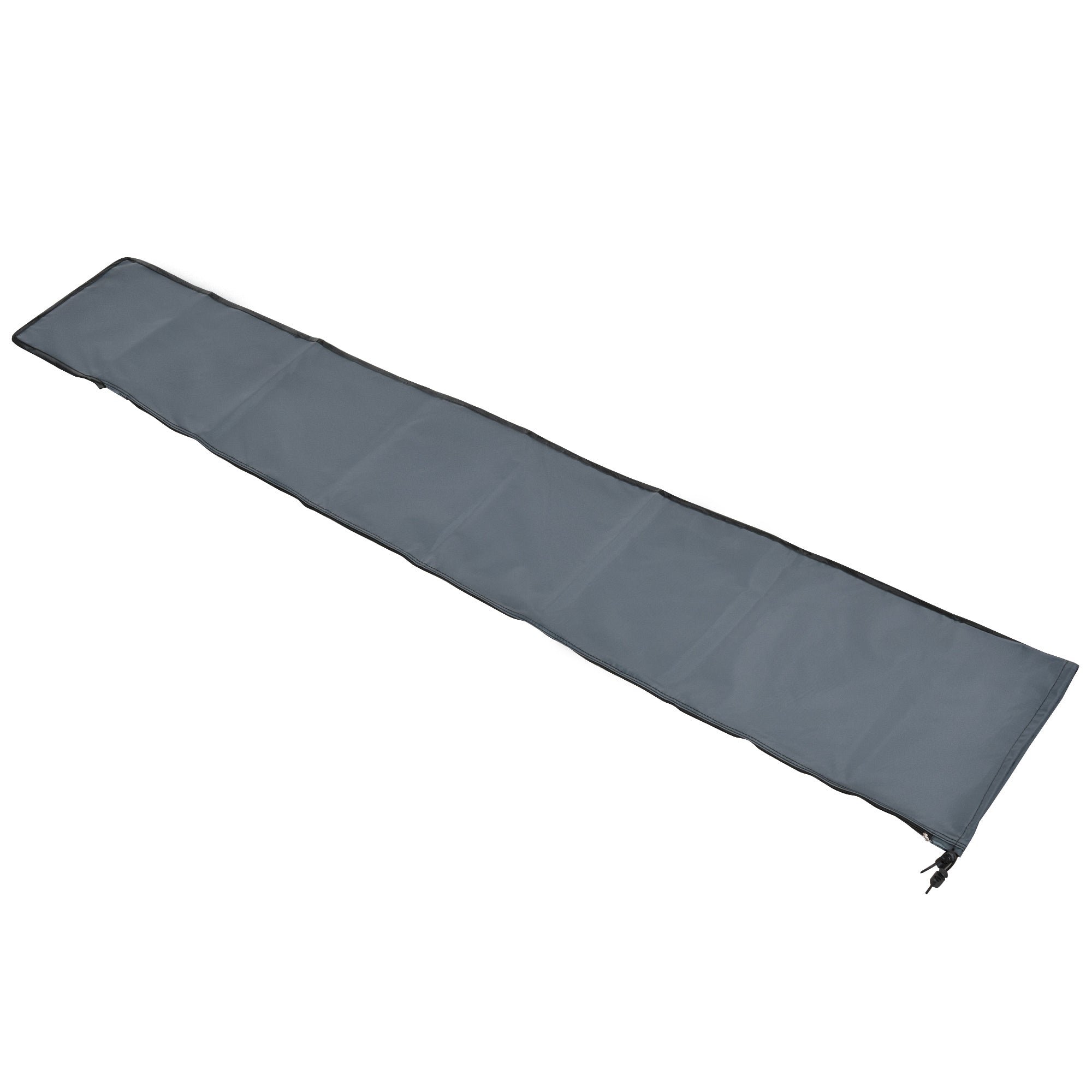 Parasol Cover Weatherproof with Zipper & Straps 178x25/35cm Oxford Polyester Grey