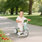 Toddler Balance Bike with 3 Silent Wheels for 12-36 Months Boys and Girls, Green