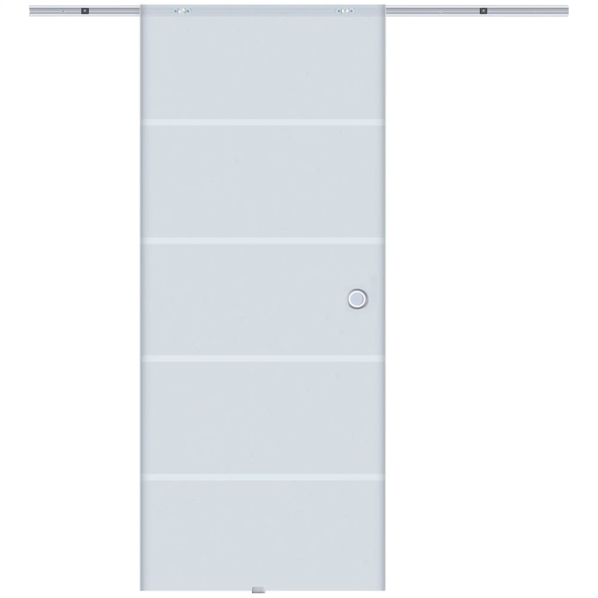 Glass Sliding Interior Door Partially Frosted 775-1025 x 2050 mm Glass