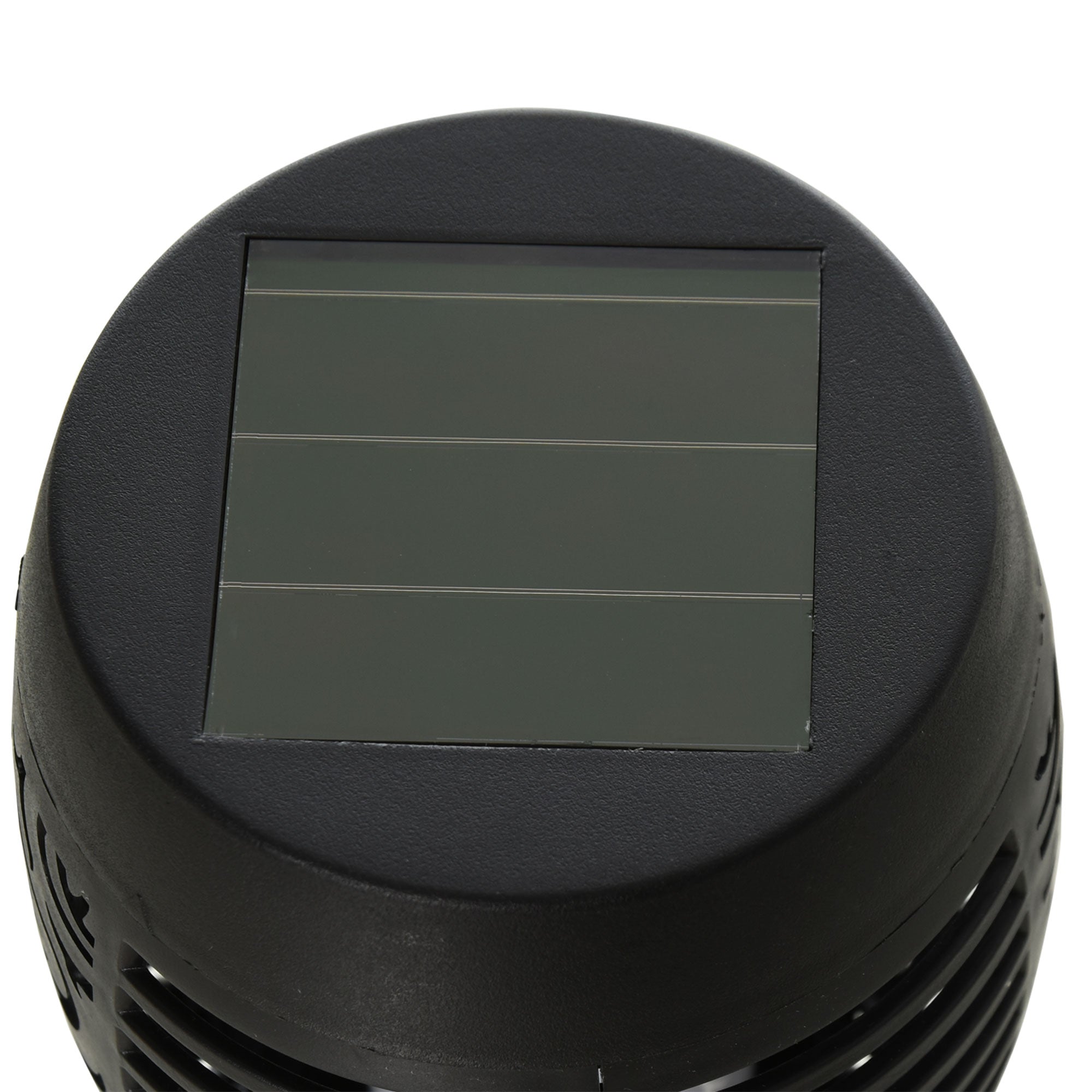Solar Light Outdoor Set of 4 Garden Lights IP44 Waterproof Warm Light Plastic Black