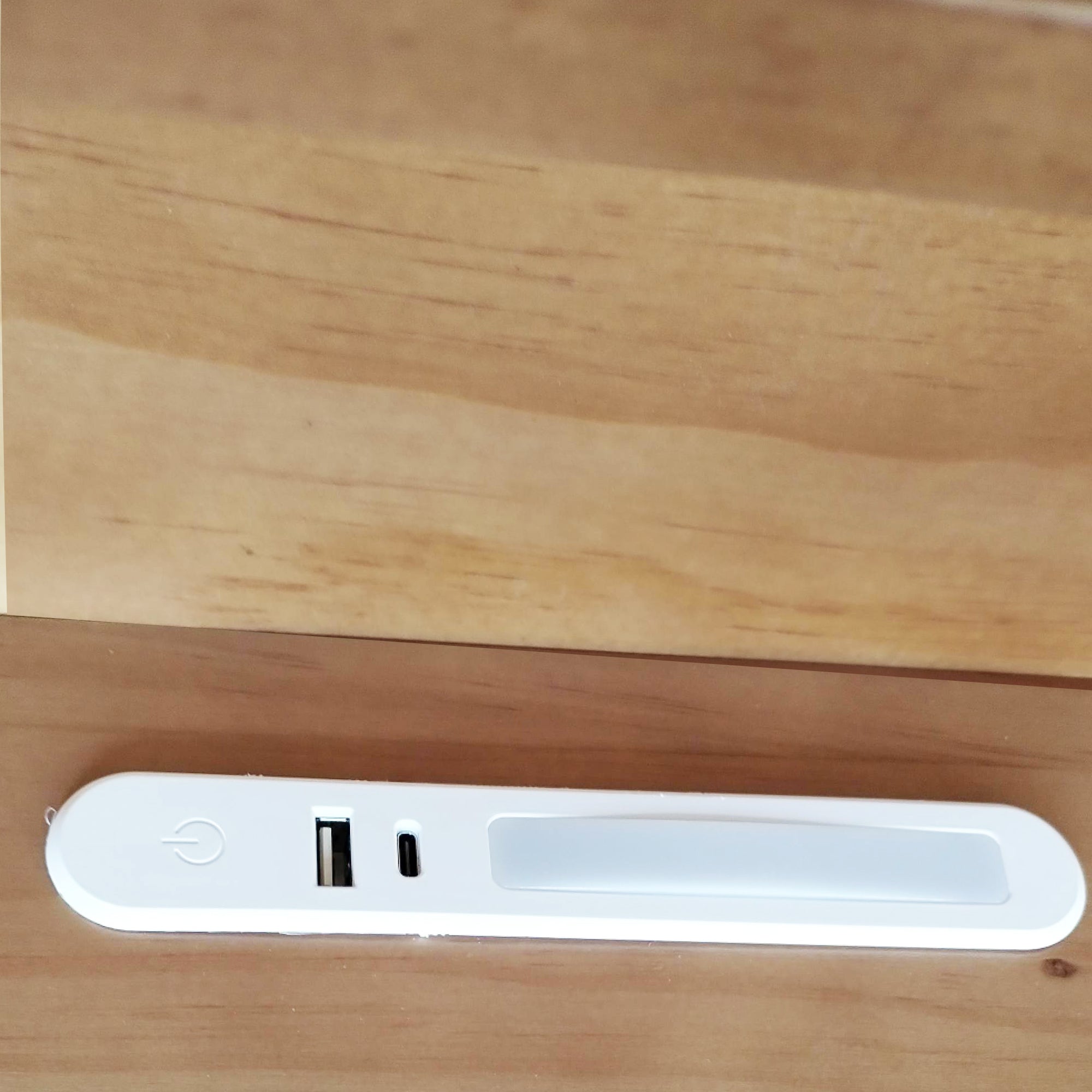 Wooden Bed, 90x200cm USB/Type-C, LED Light, Storage Headboard, Pinewood