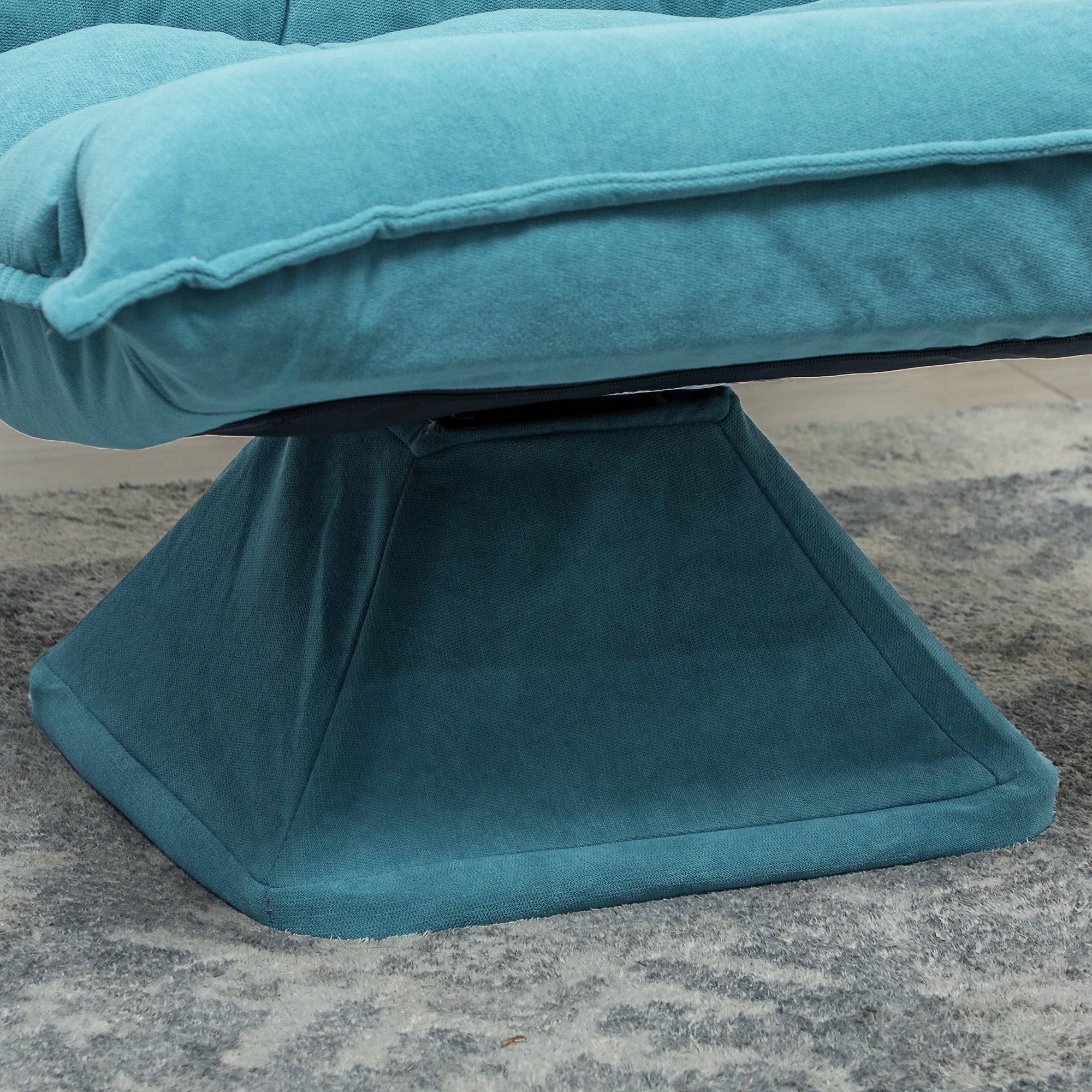Floor Chair Adjustable Swivel Meditation Relaxing Lazy Sofa, Blue