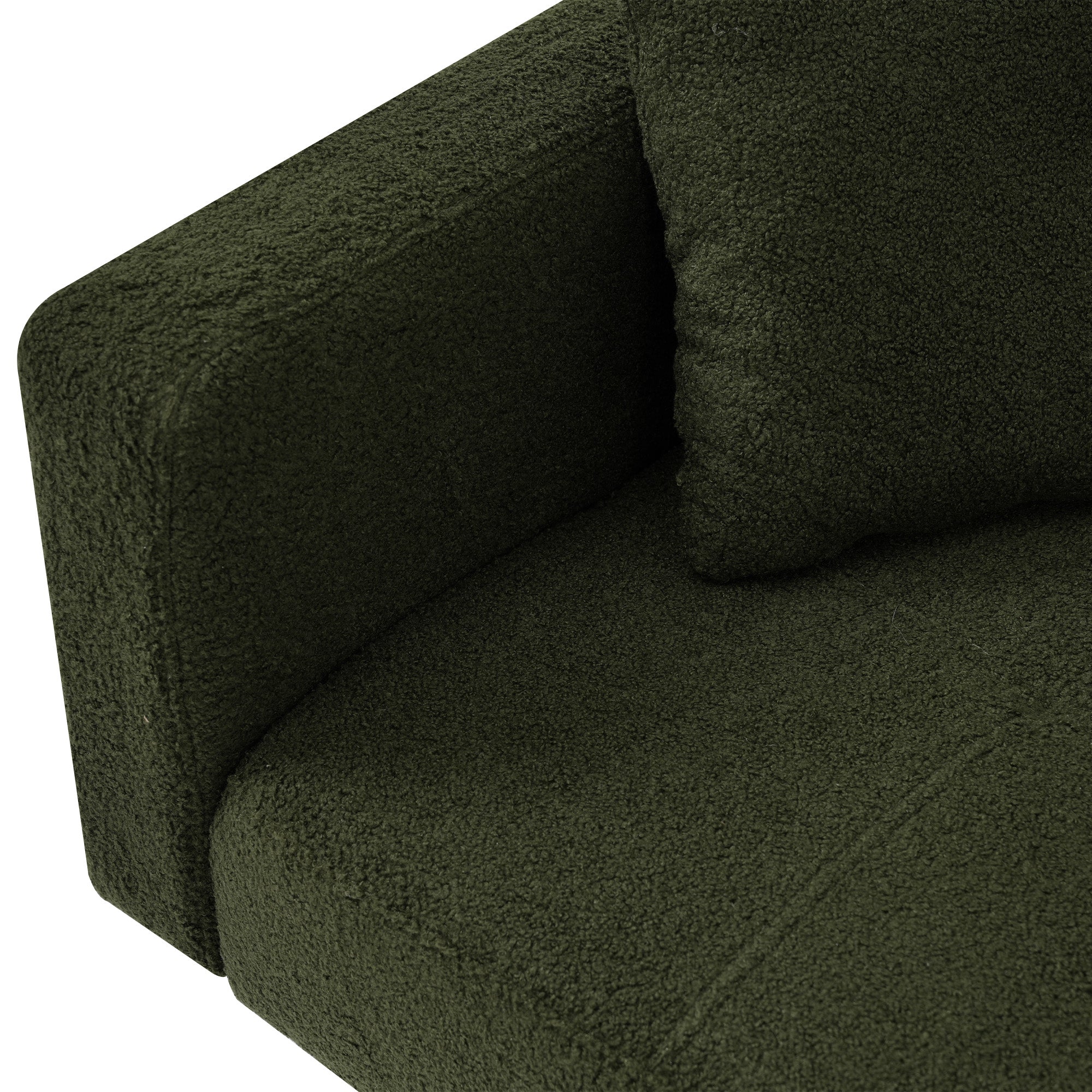 Sofa Bed Adjustable Angle, Gold Legs, Storage Pockets and Cushions