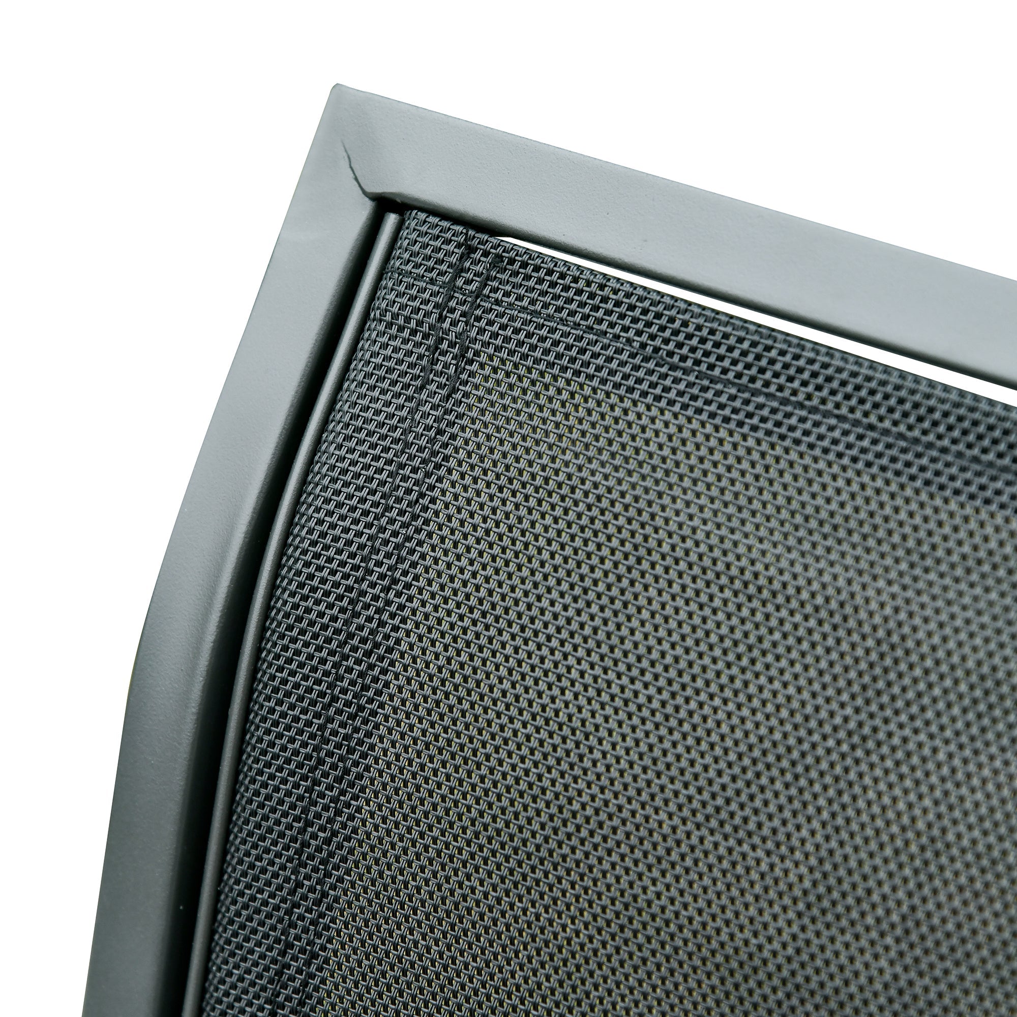 Rocking Chair 3-Seater Garden Swing Sturdy Weatherproof, Metal Black