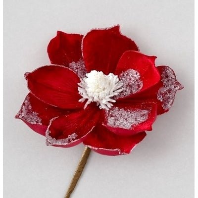 56cm Velvet Magnolia Red - Rathwood Store