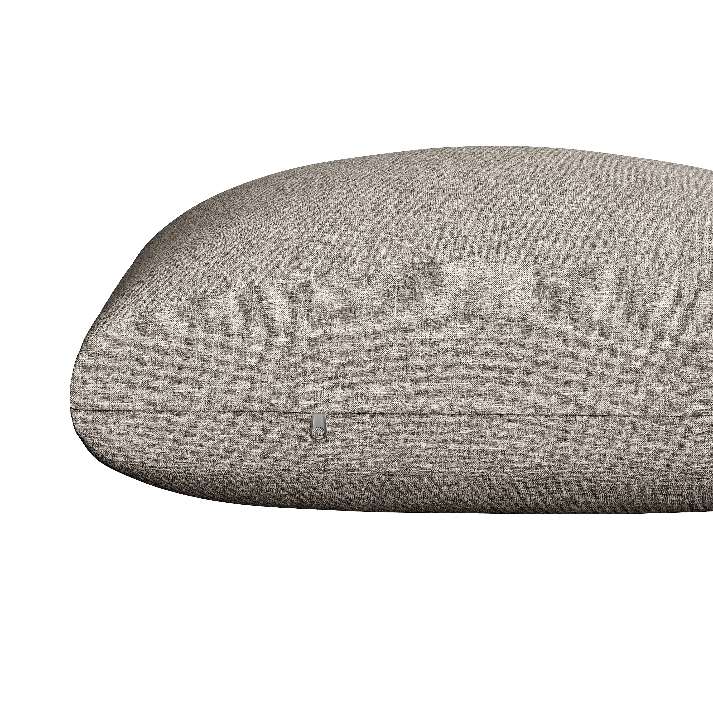 Garden Lounge Set Corner Sofa 6-7 Seater Galvanized Iron Frame - Beige