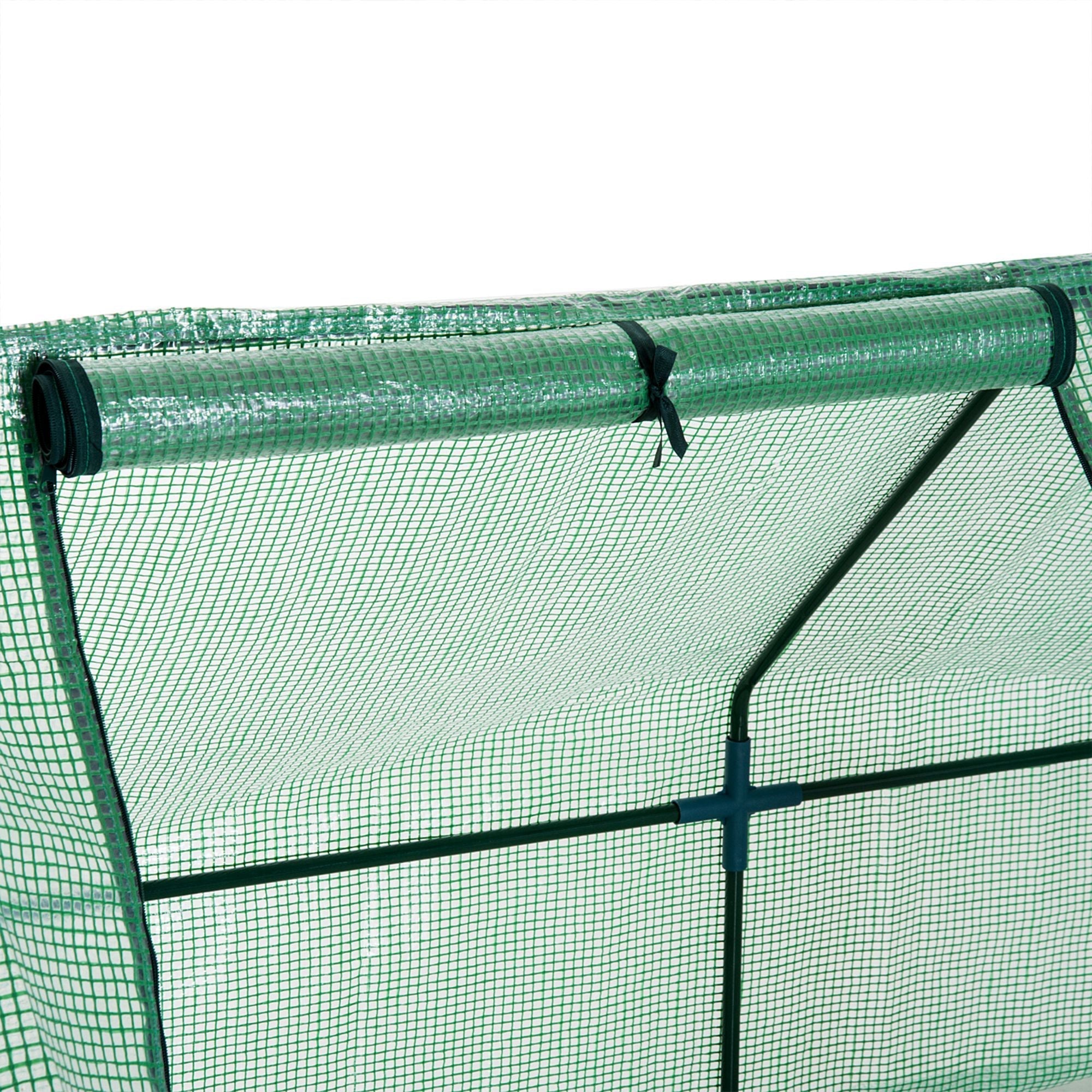 Greenhouse Cold Frame, 270x90x90cm Tomato House for Garden/Balcony, Green