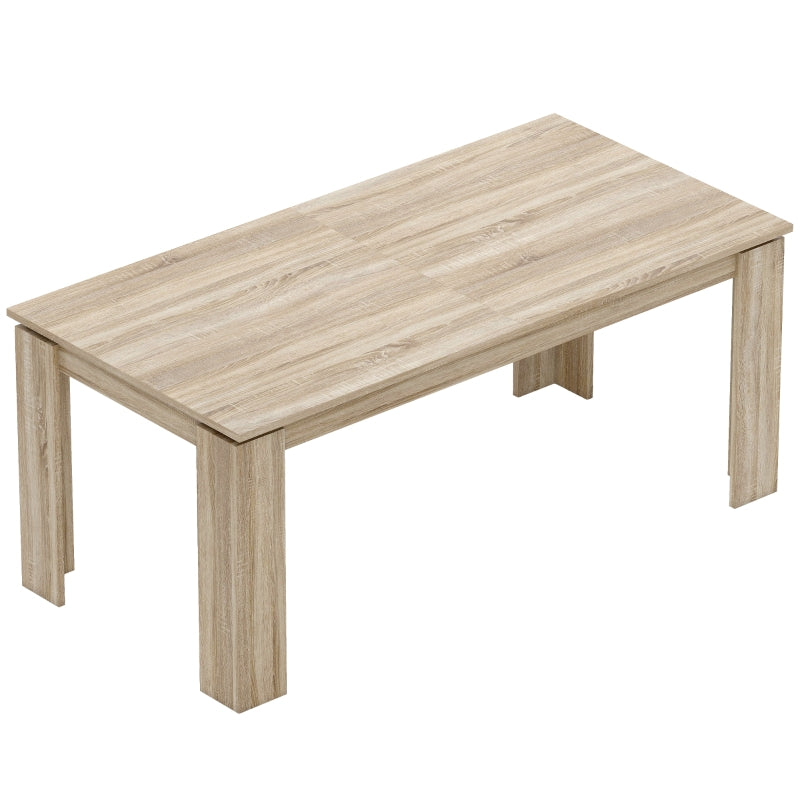Extendable Dining Table Expandable 180-260cm 6-10 Seater Wood