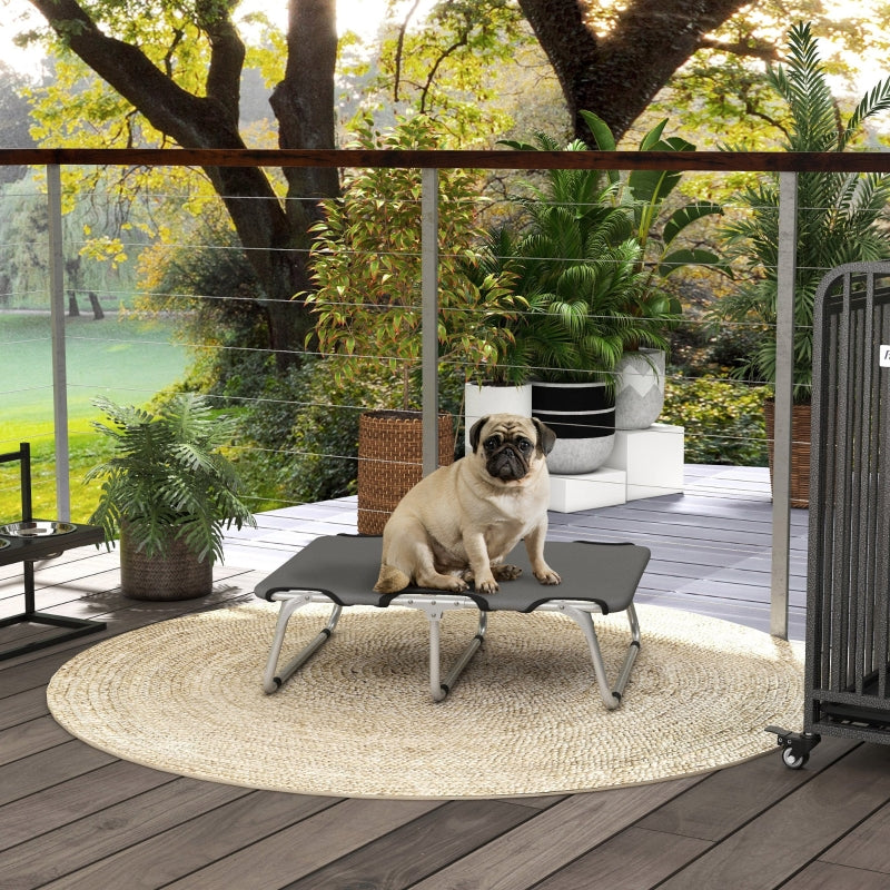 Hundebett, faltbar, robust, grau