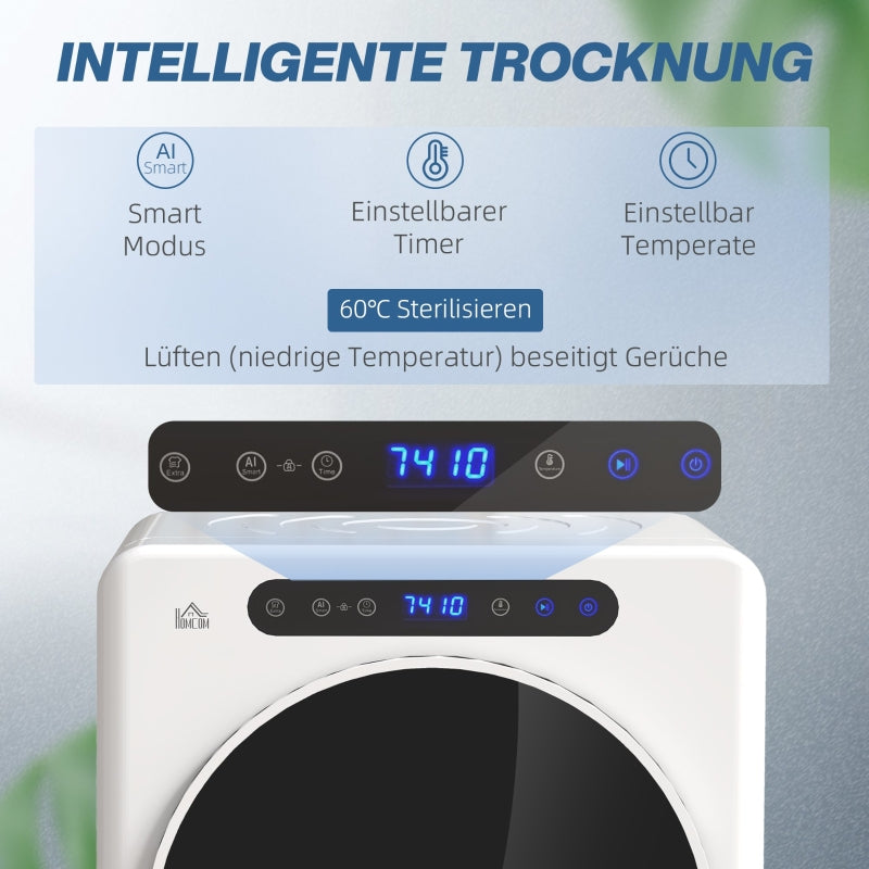 Tumble Dryer, 6 Programs, 4kg Capacity, White