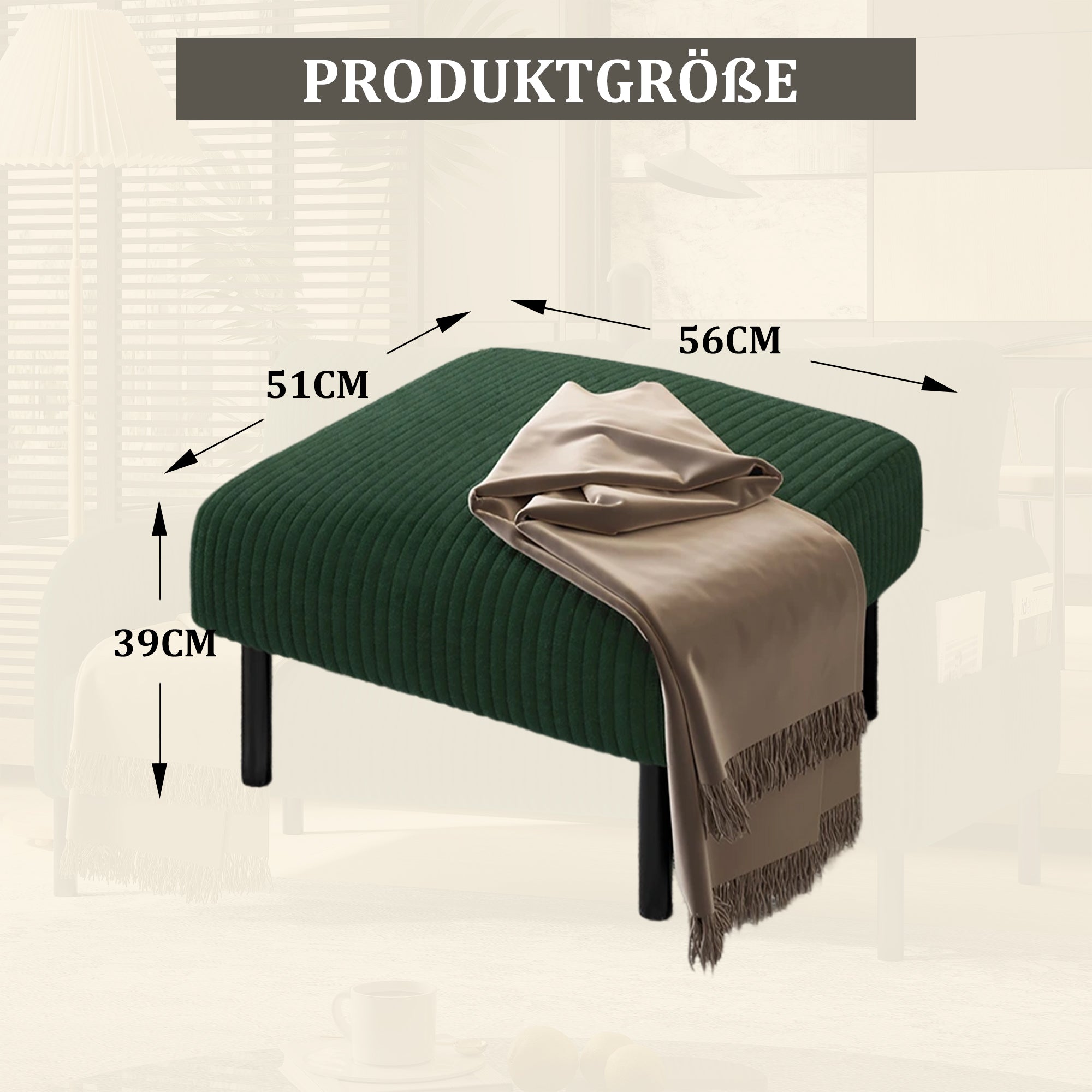Sofa bed daybed 140x200cm with ambient lighting and remote control