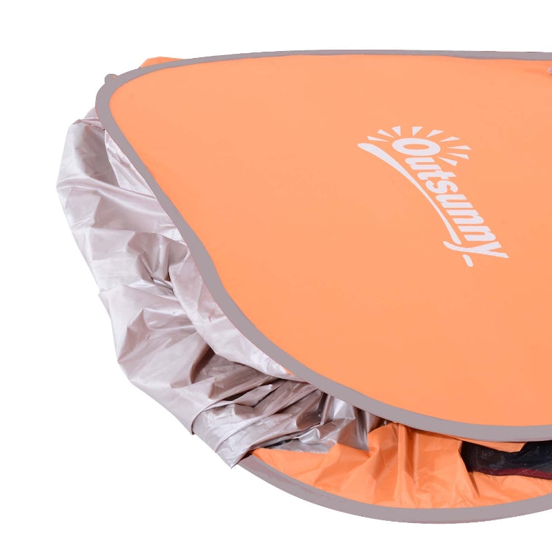 2 Person Pop Up UV Shelter Shade - Orange