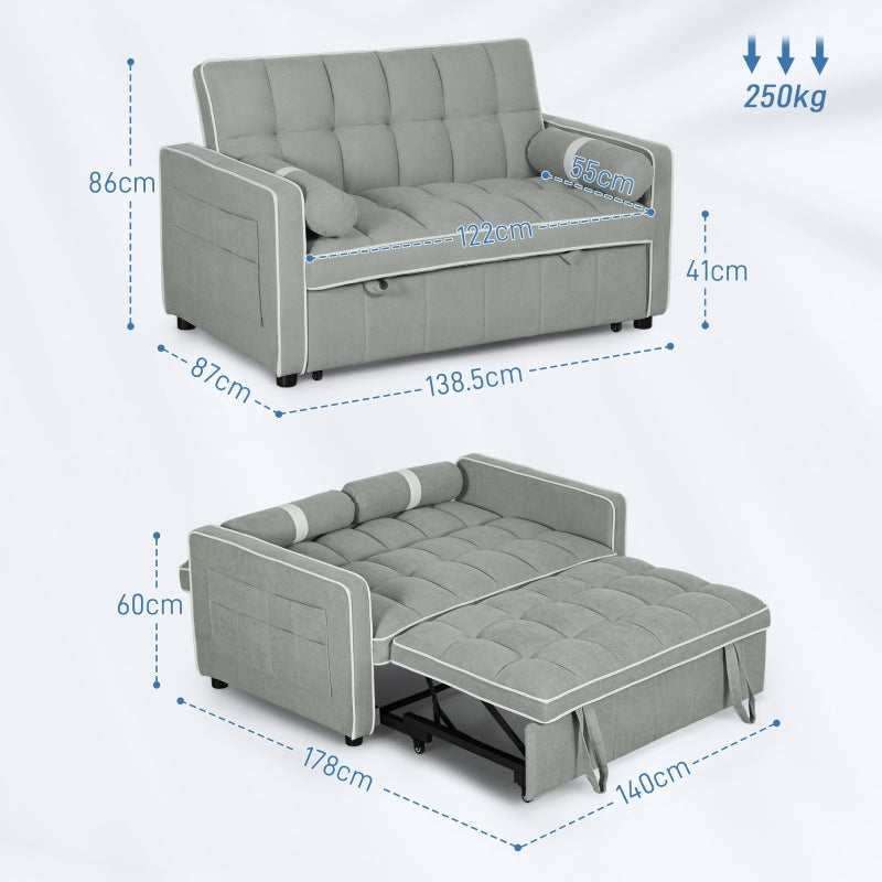 Single pink bed with storage