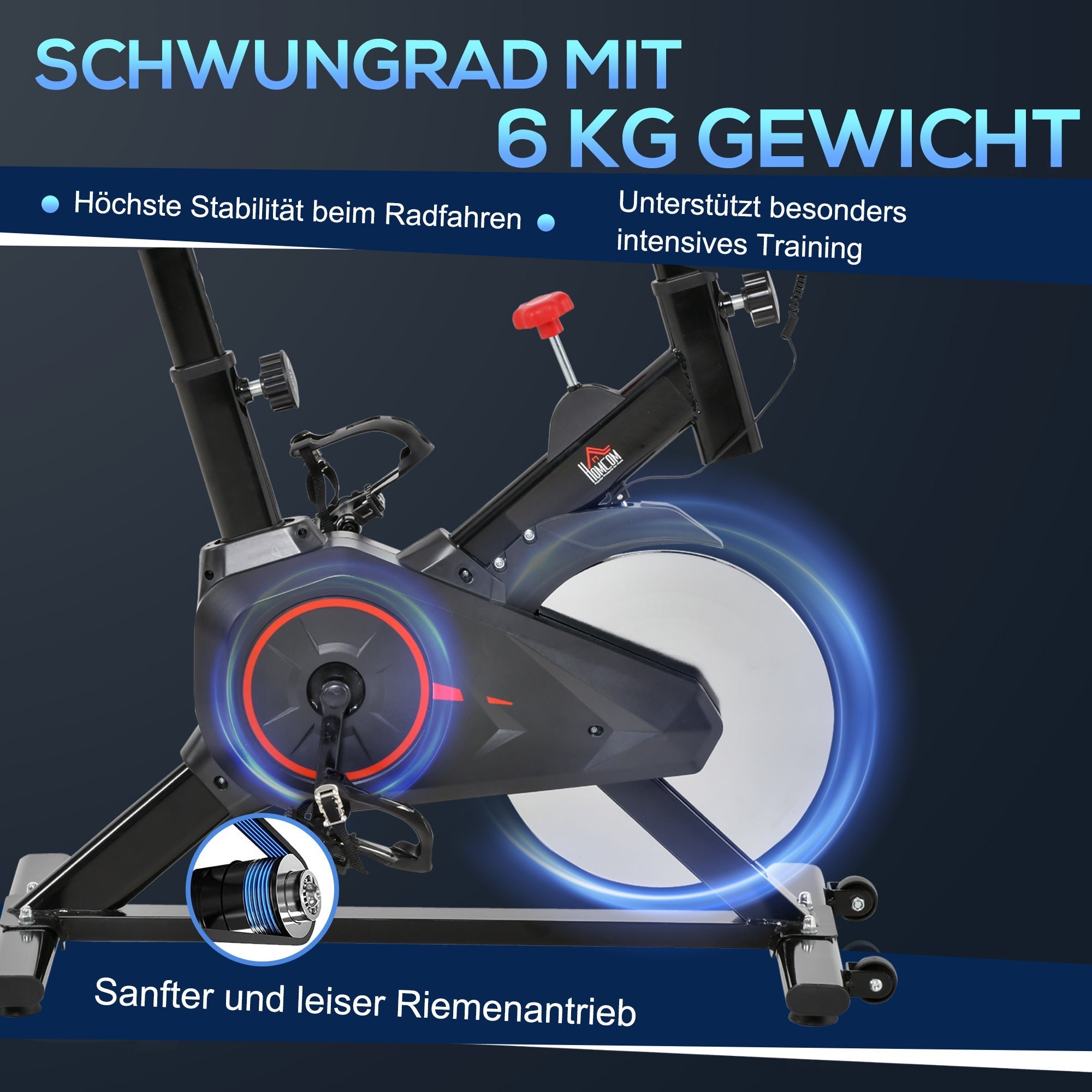 Indoor-Fahrradtrainer, Heimtrainer, Fitnessfahrrad, Stahl