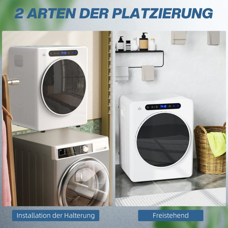 Tumble Dryer, 6 Programs, 4kg Capacity, White