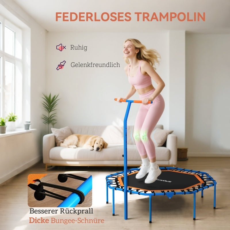 Fitness Trampoline Adjustable Handlebar - Blue