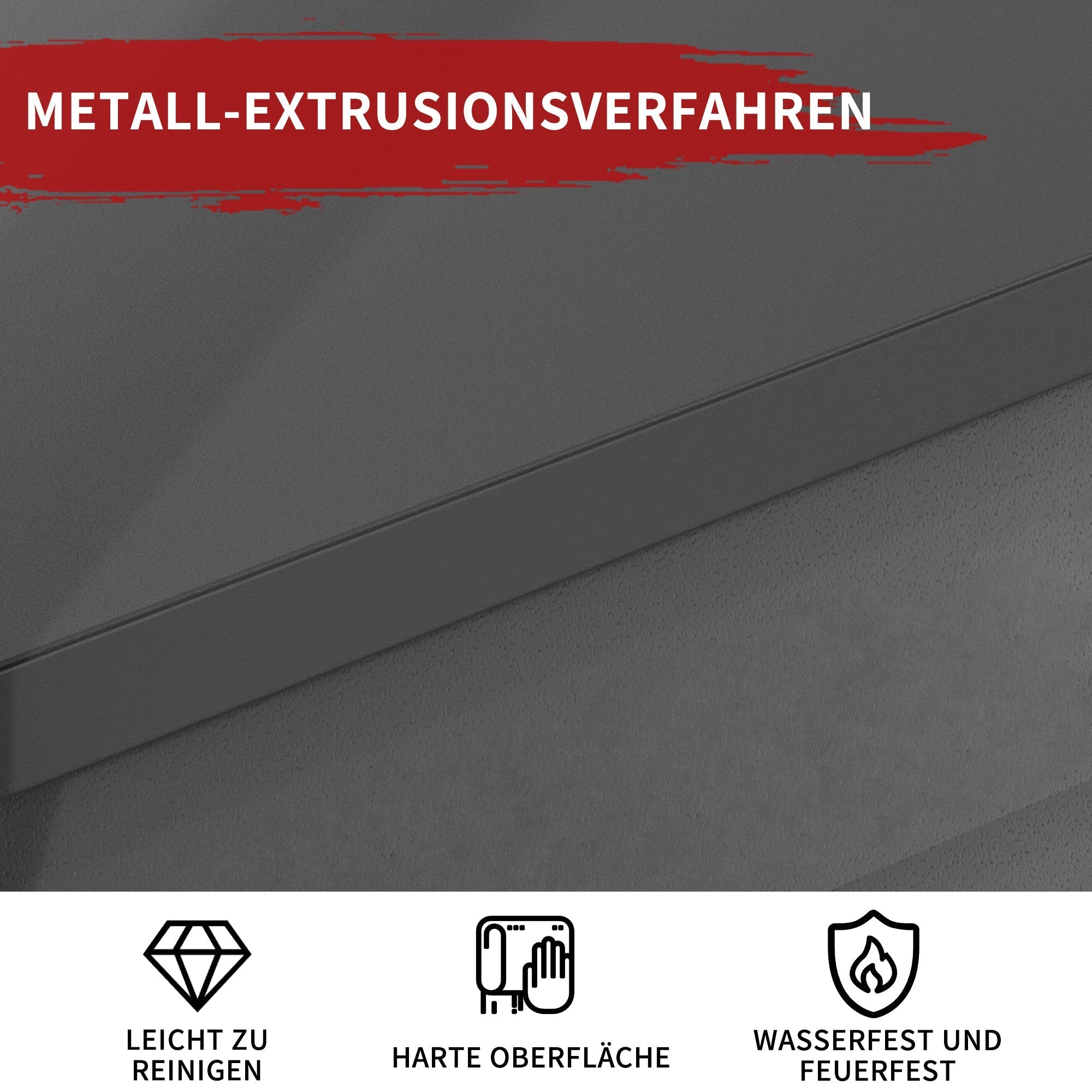 Metal Shelving Unit 5-Tier 160cm H Adjustable 650kg Load - Steel