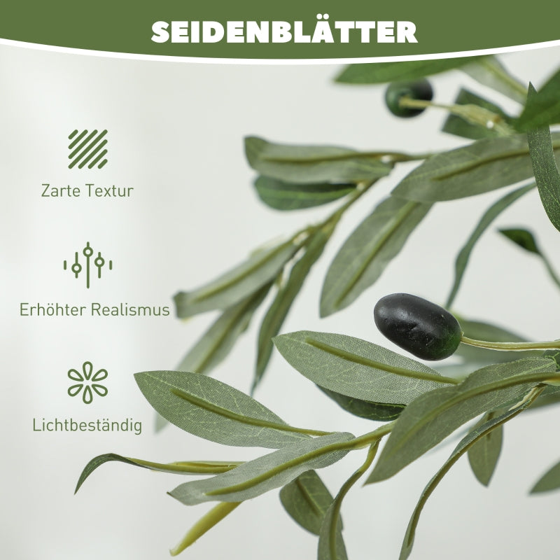 Artificial Olive Tree, 150 cm, 720 Leaves, Green