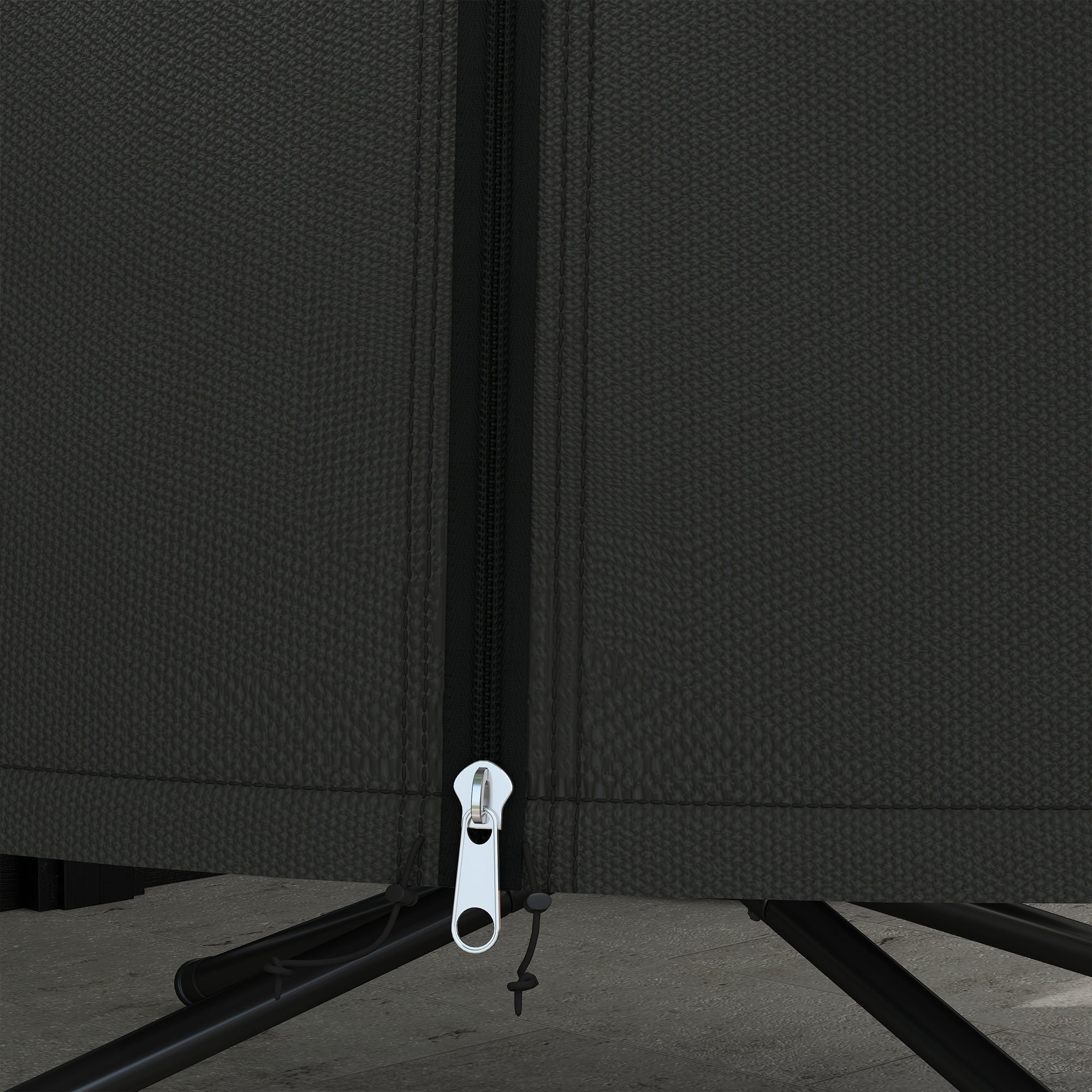 Protective Cover for Hanging Chairs, Waterproof UV Protection Zipper Ø128x190cm, Oxford Material