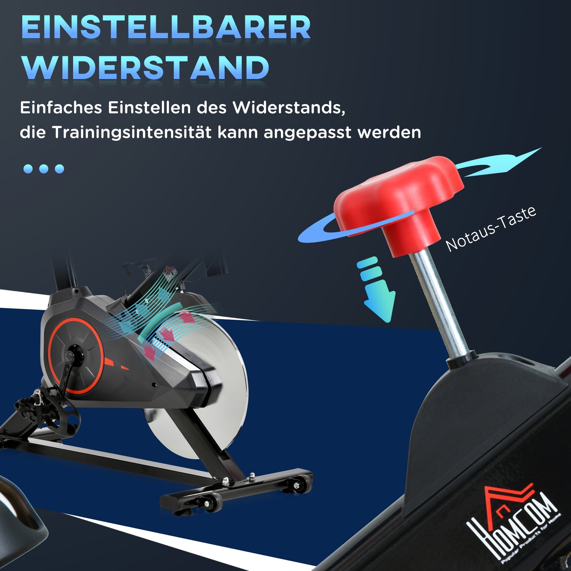 Indoor-Fahrradtrainer, Heimtrainer, Fitnessfahrrad, Stahl
