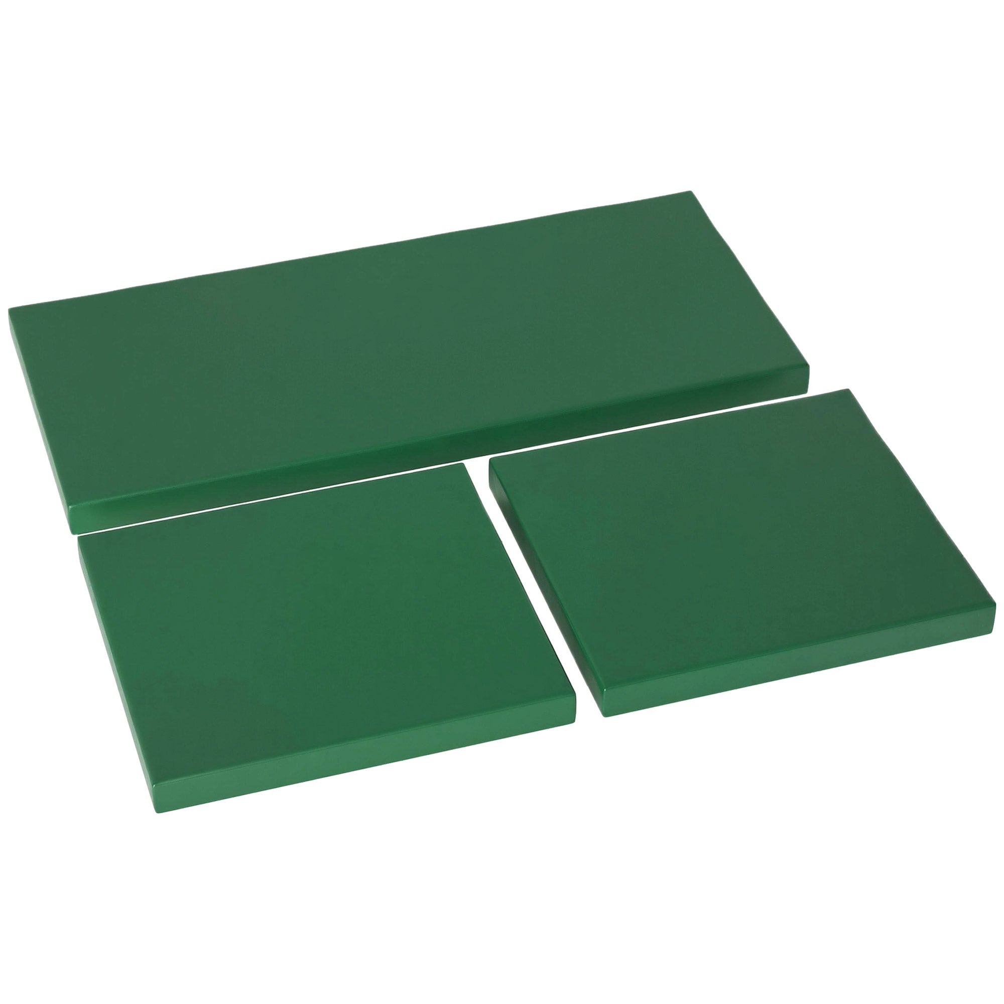 Outdoor-Sitzkissen, 3-teilig, Rattanmöbel, Grün