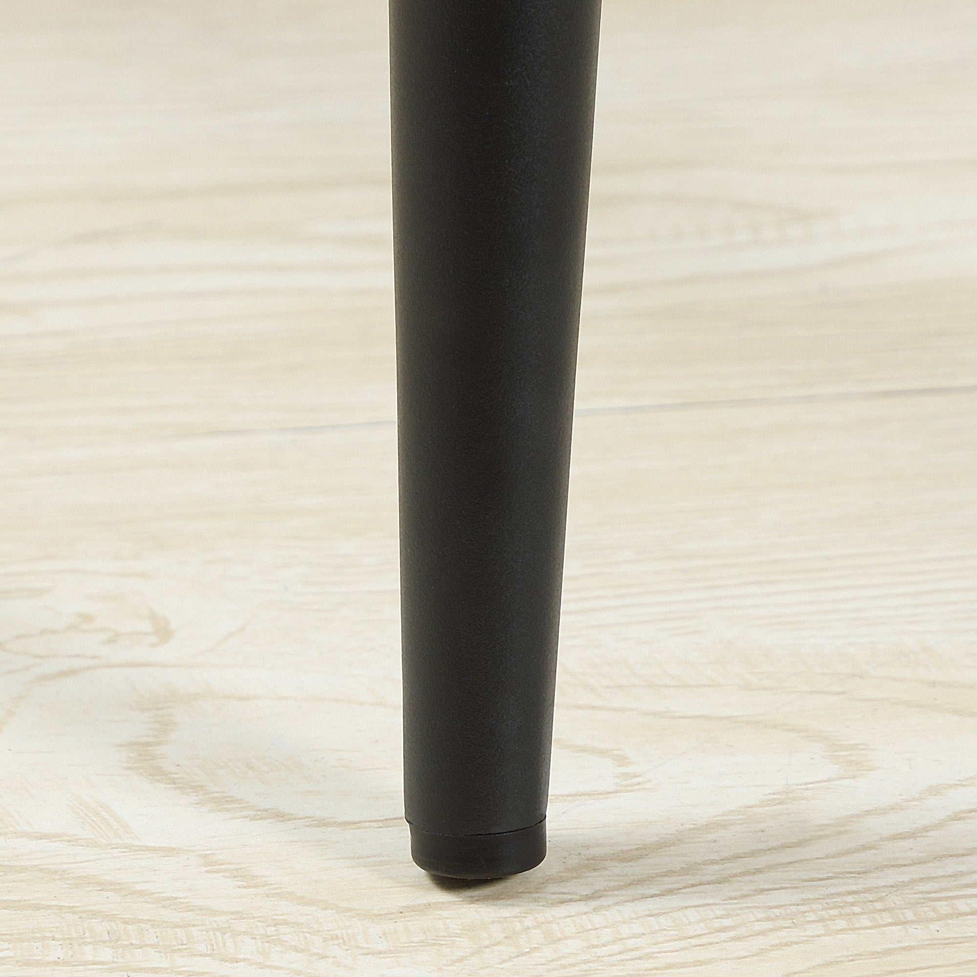 Bar Stool Set 2-Piece with Footrest, Seat Cover - Steel, Grey