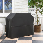 Grill Cover Weatherproof Gas BBQ Cover 600D Oxford Black