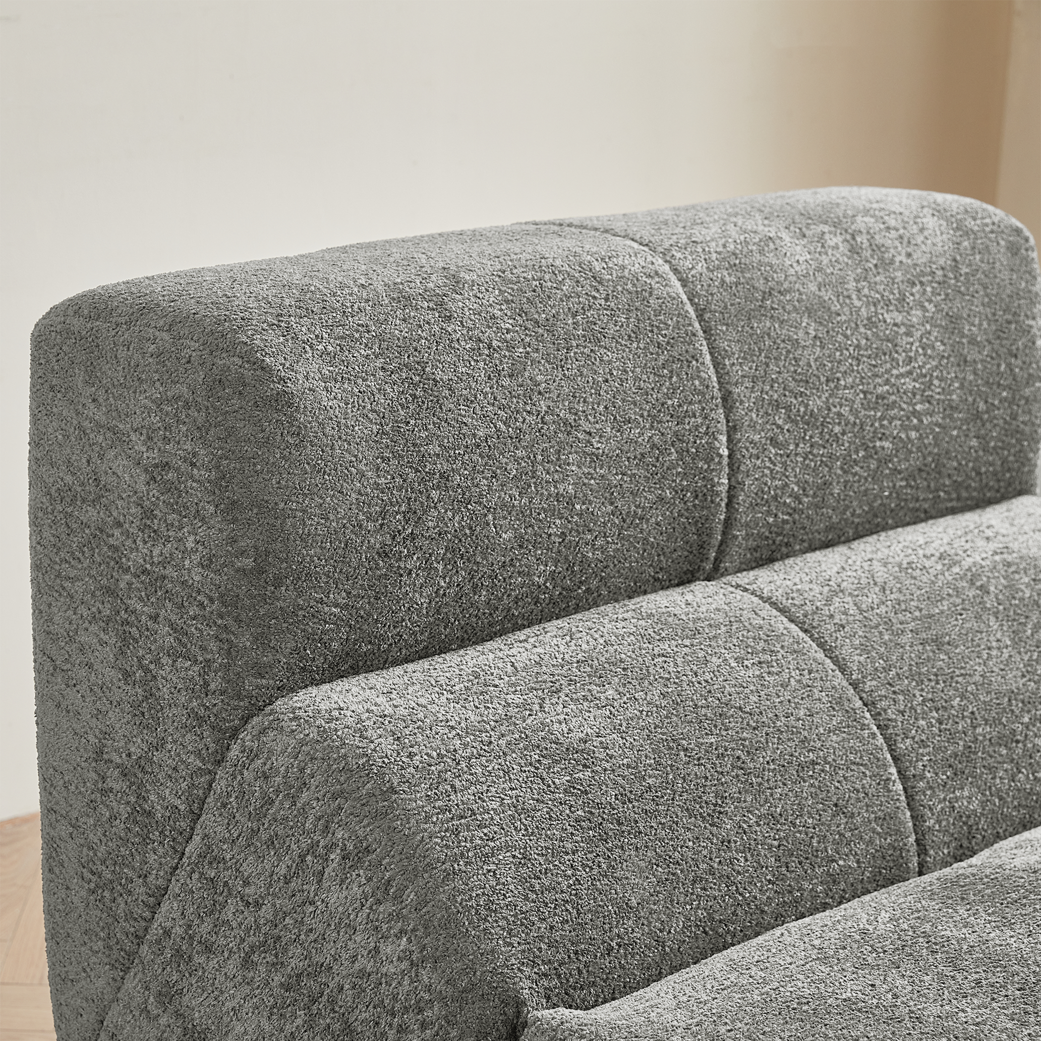 Single Sofa Chair Cloud-Soft Raindrop - Velvet
