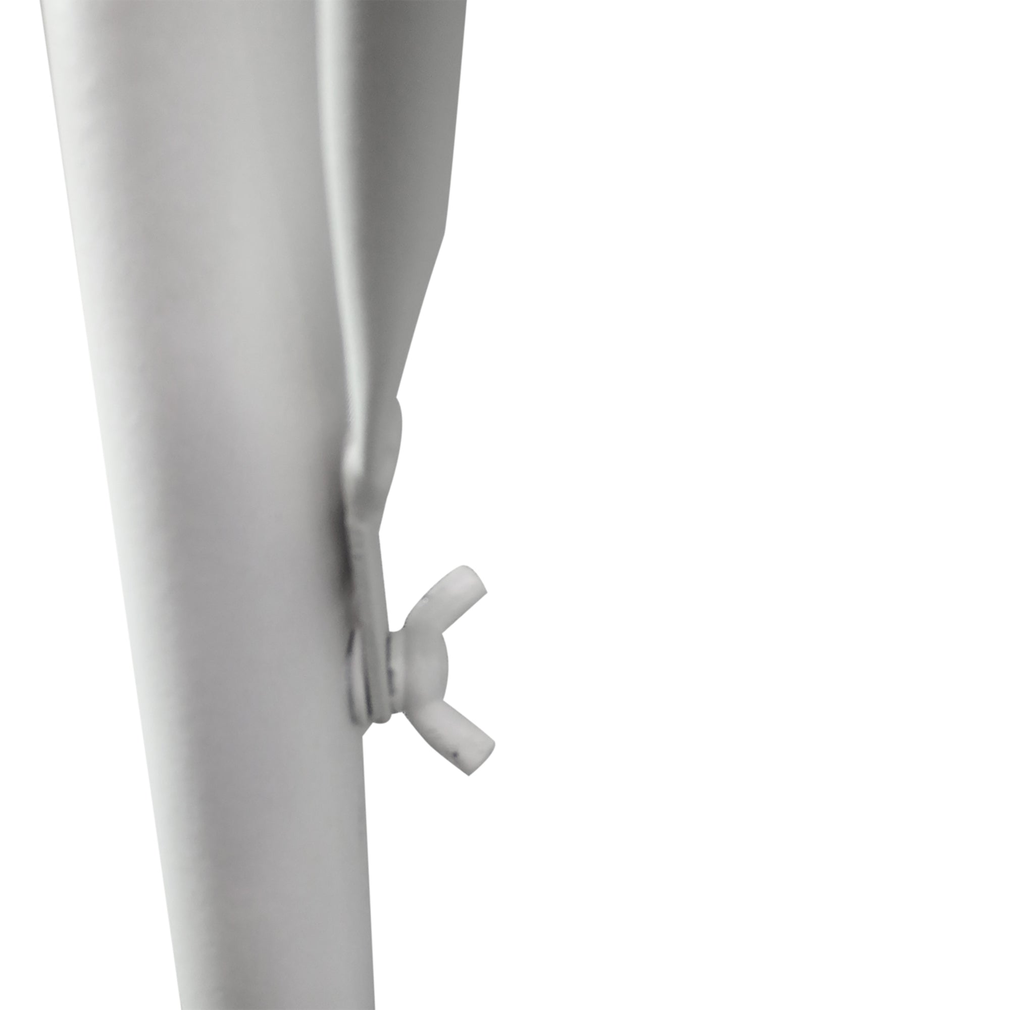 Balcony Hanging Table, Square Adjustable 60x56.5x45cm Garden, White Metal