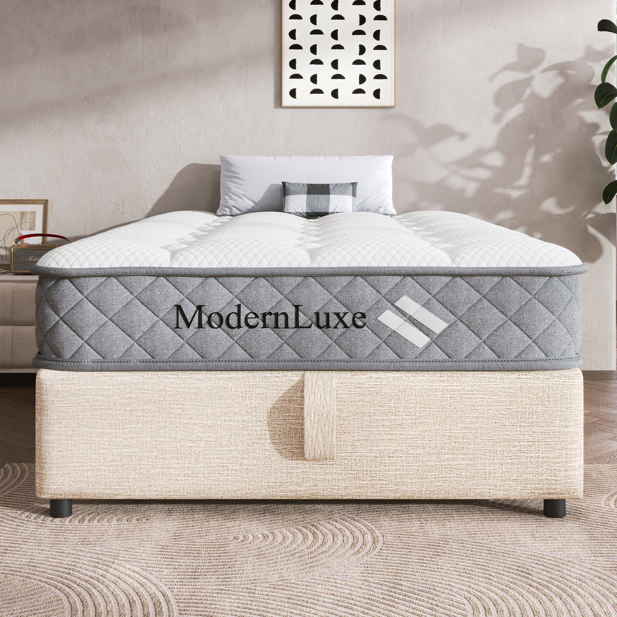 Orthopedic cold foam Single mattress 90x200cm 7-zone pocket spring core H3 medium firm OEKO-TEX certified 20cm height with 4 handles vacuum packed