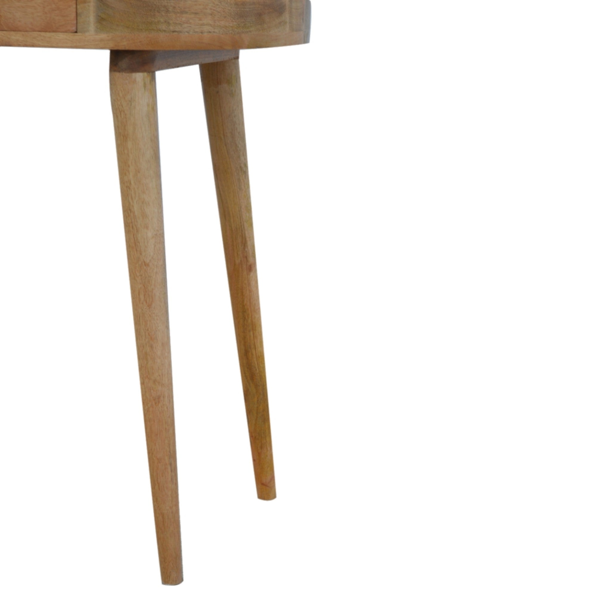 Albion Console 1 Drawer Solid Wood Beige