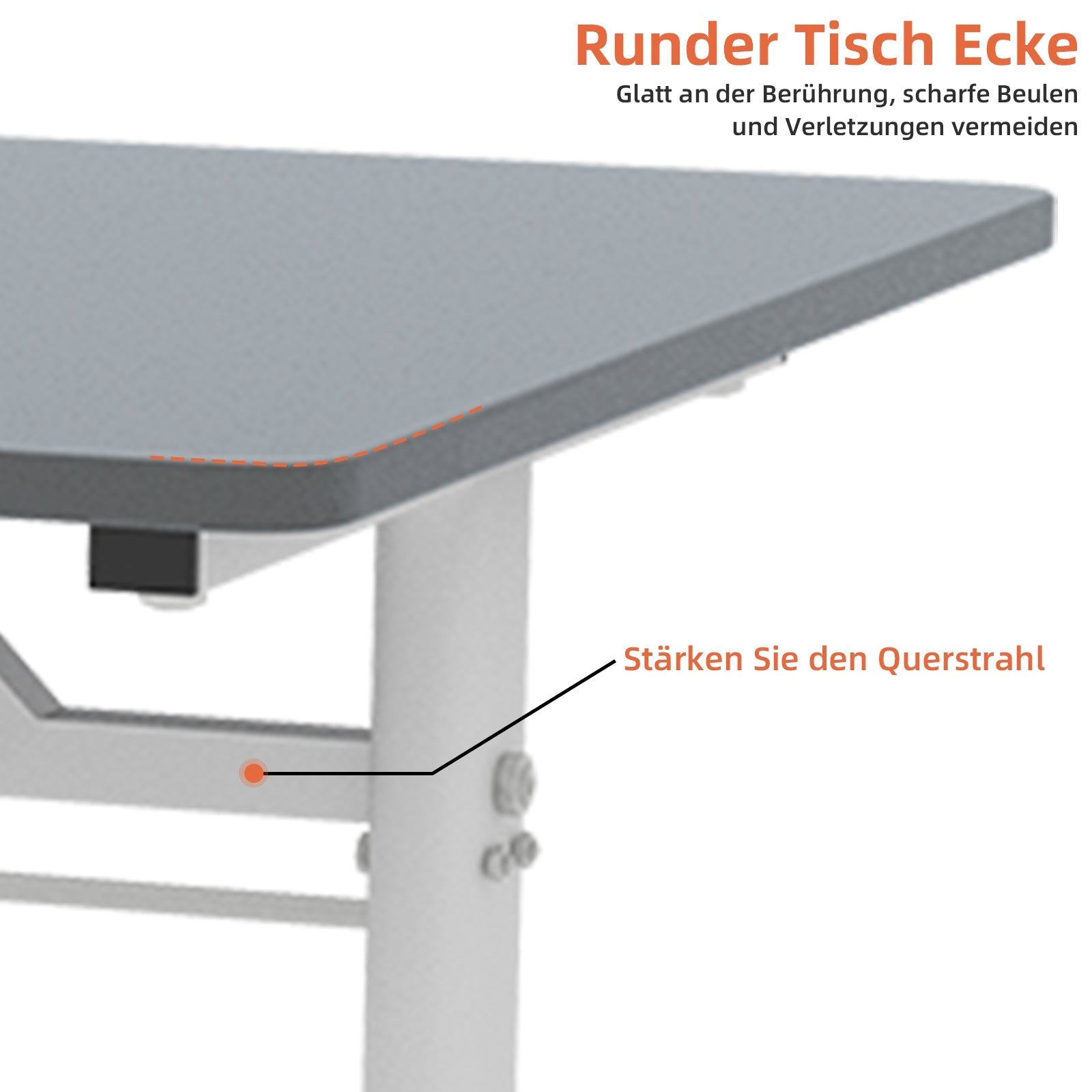 Adjustable Study Desk - Height-Adjustable, Multi-Purpose Home/Office, Compact
