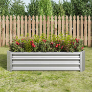 Raised bed Metal Plant Bed, Stable Design, Rust Protection, for Vegetables, Herbs & Flowers, Anthracite