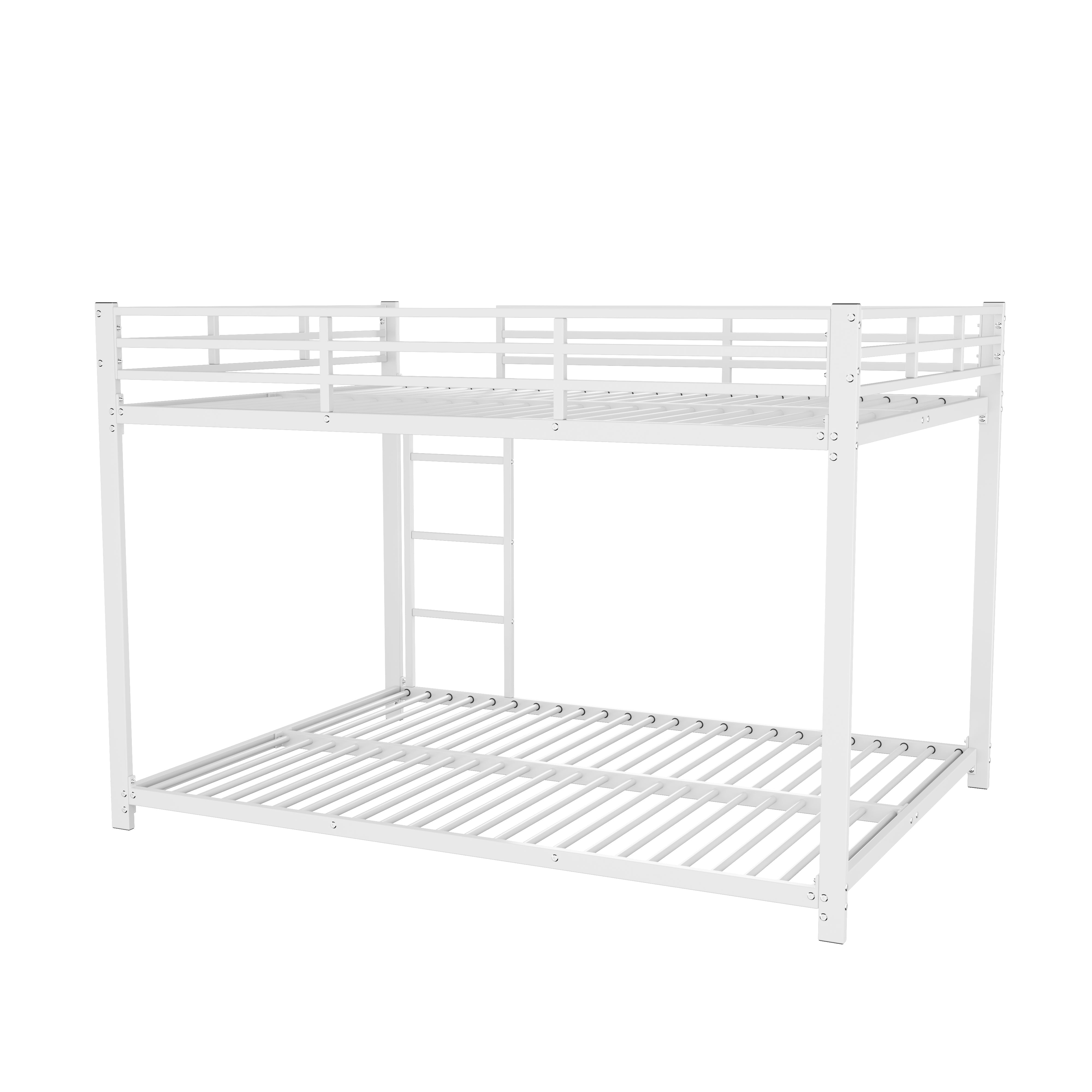Bunk Bed 140x200cm Classic Iron Frame - White