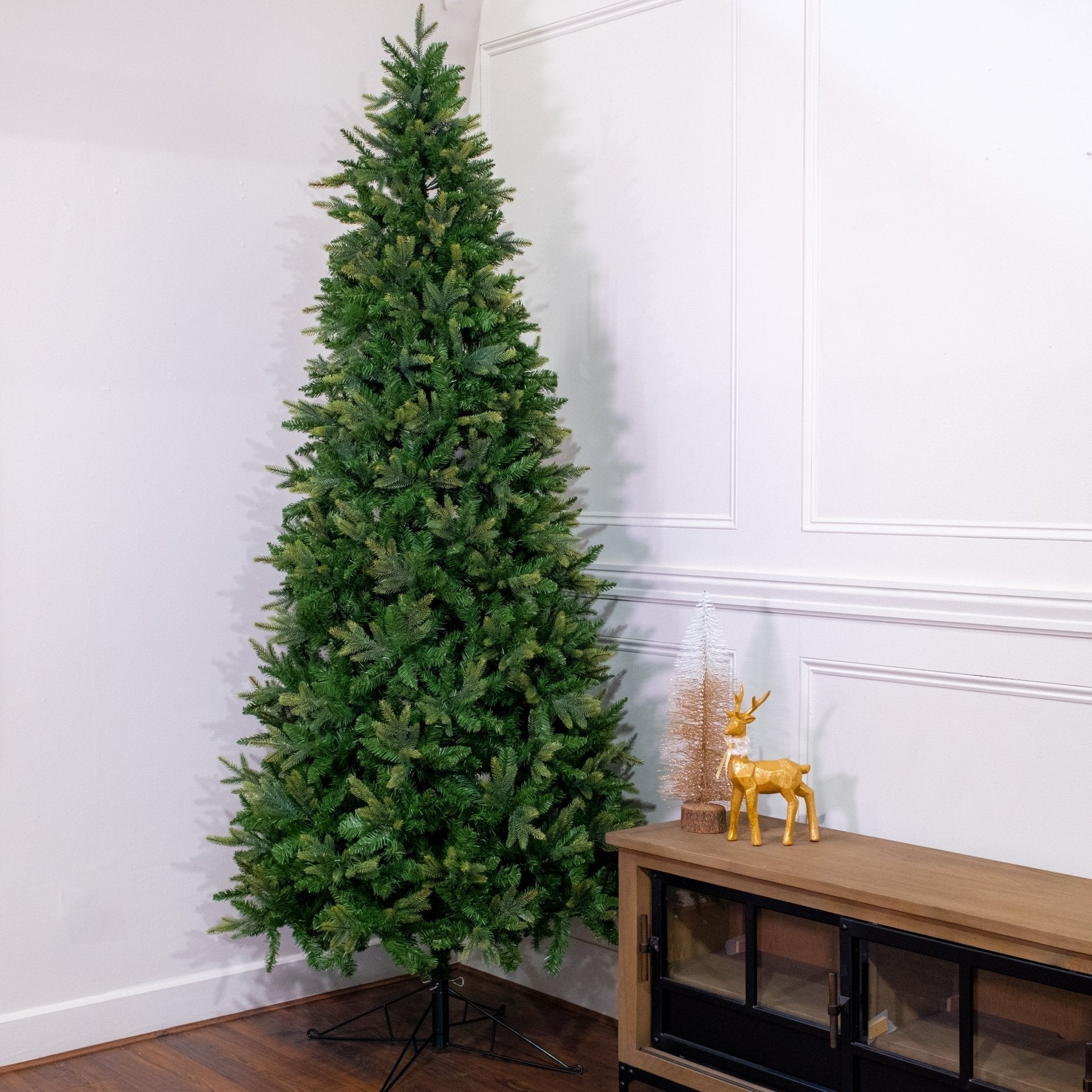 6.5ft Premium Slim Pine Artificial Christmas Tree - Rathwood Store