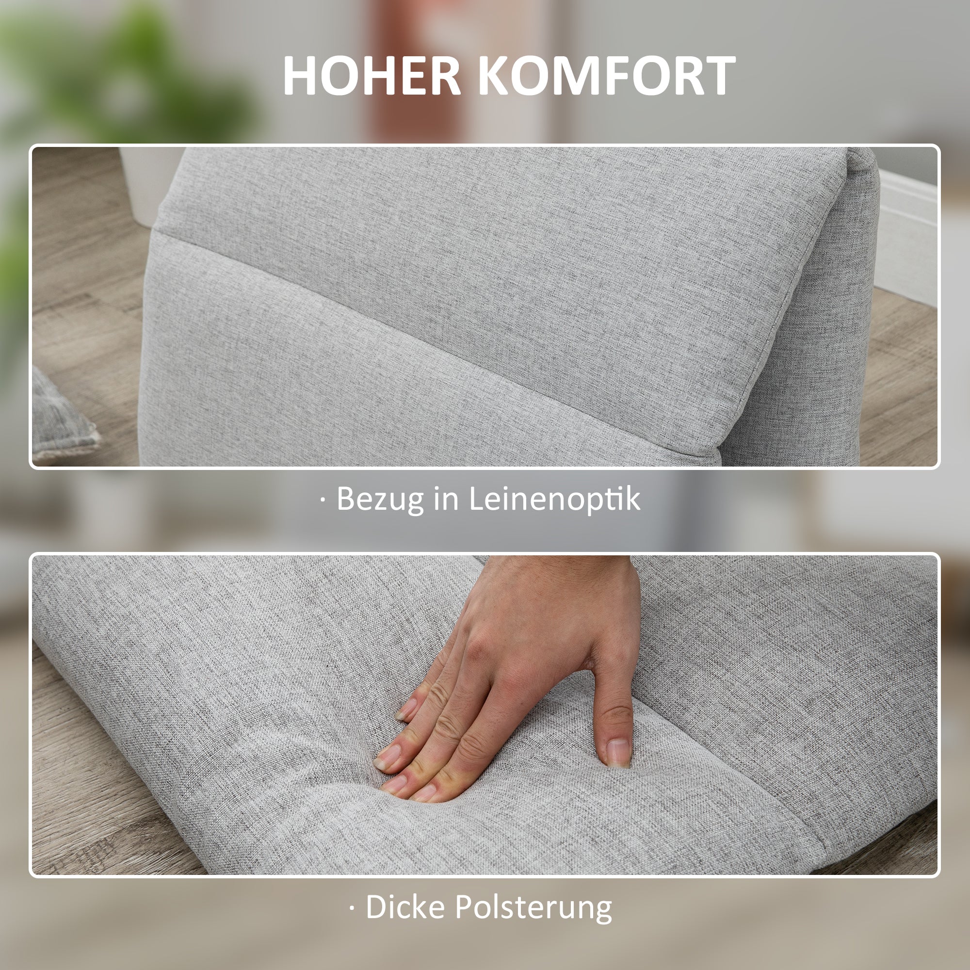 Floor Chair, Adjustable Foldable Sofa, Floor Cushion