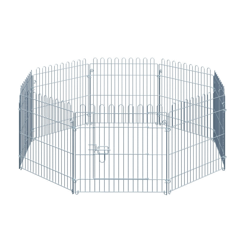 Freilaufgehege, 8-teiliger Welpenlaufstall B63 x H60 cm