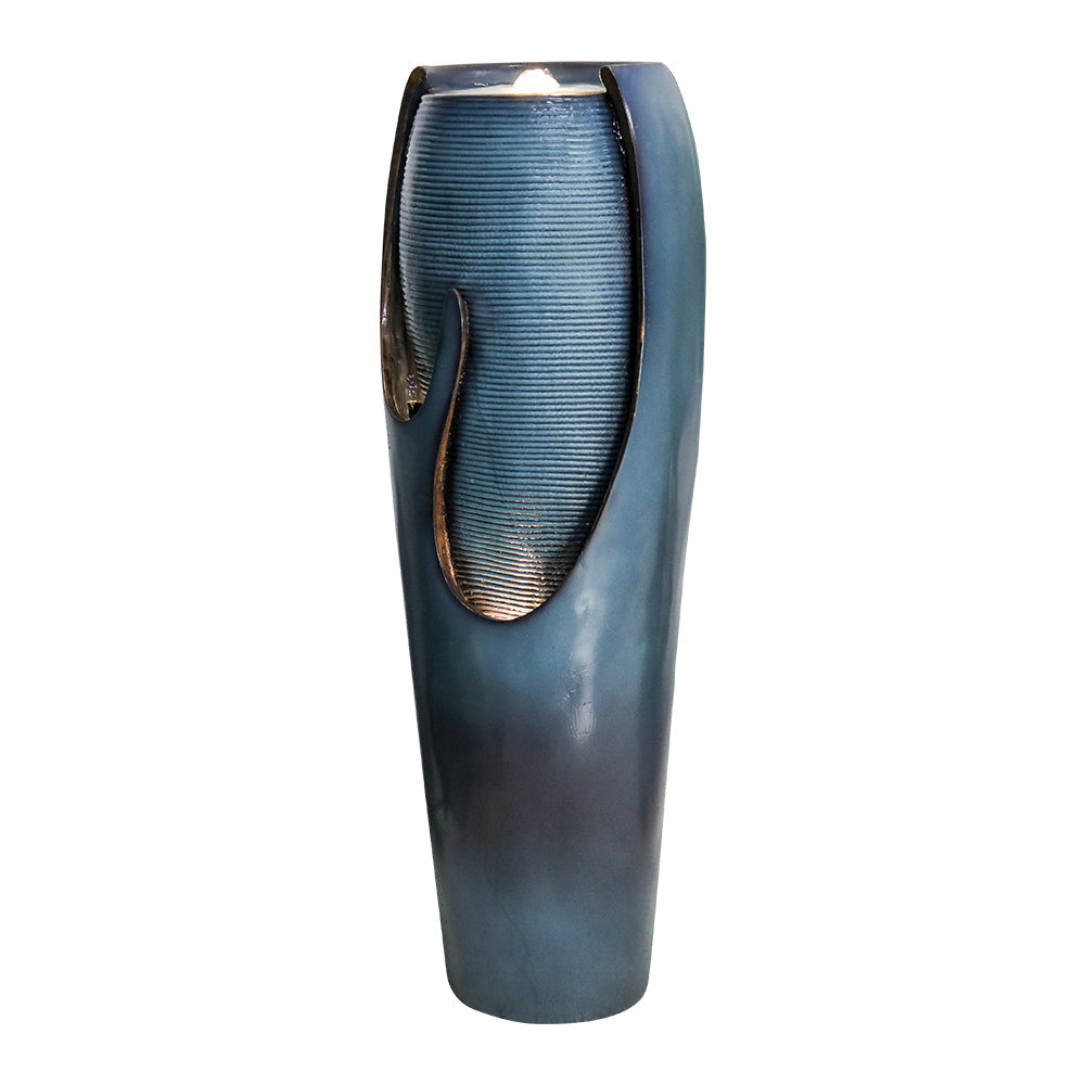 Glass Water Fountain, 98 cm high, for Indoor and Outdoor Decoration